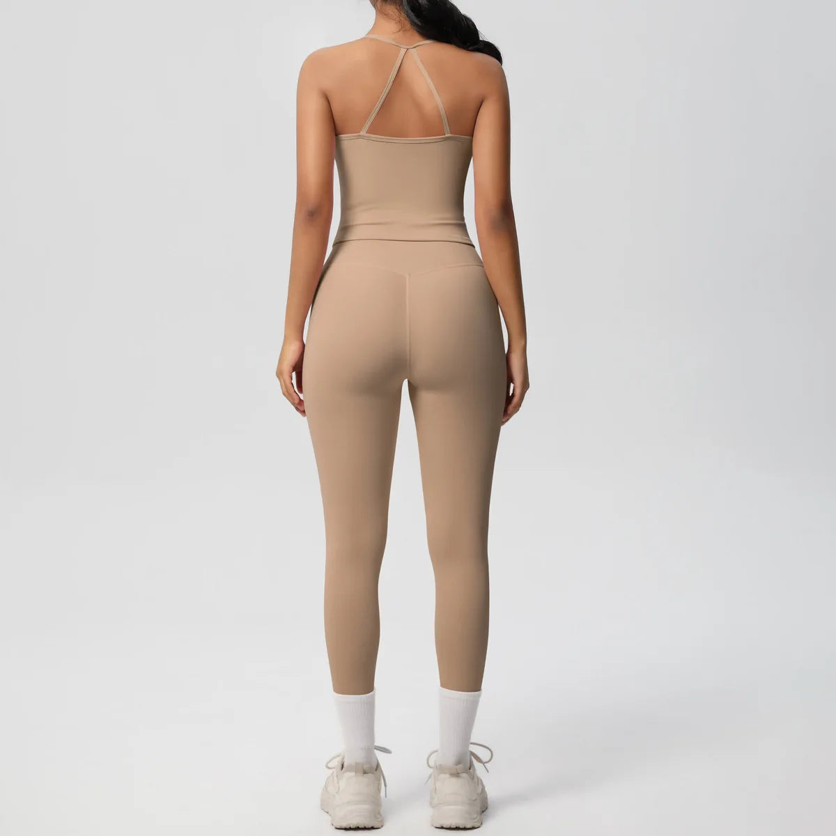 Yoga Outfits Women Tracksuit Fitness Suit Training Sleeveless Sport Gym Set Workout Overalls Sports Underwear Sportswear
