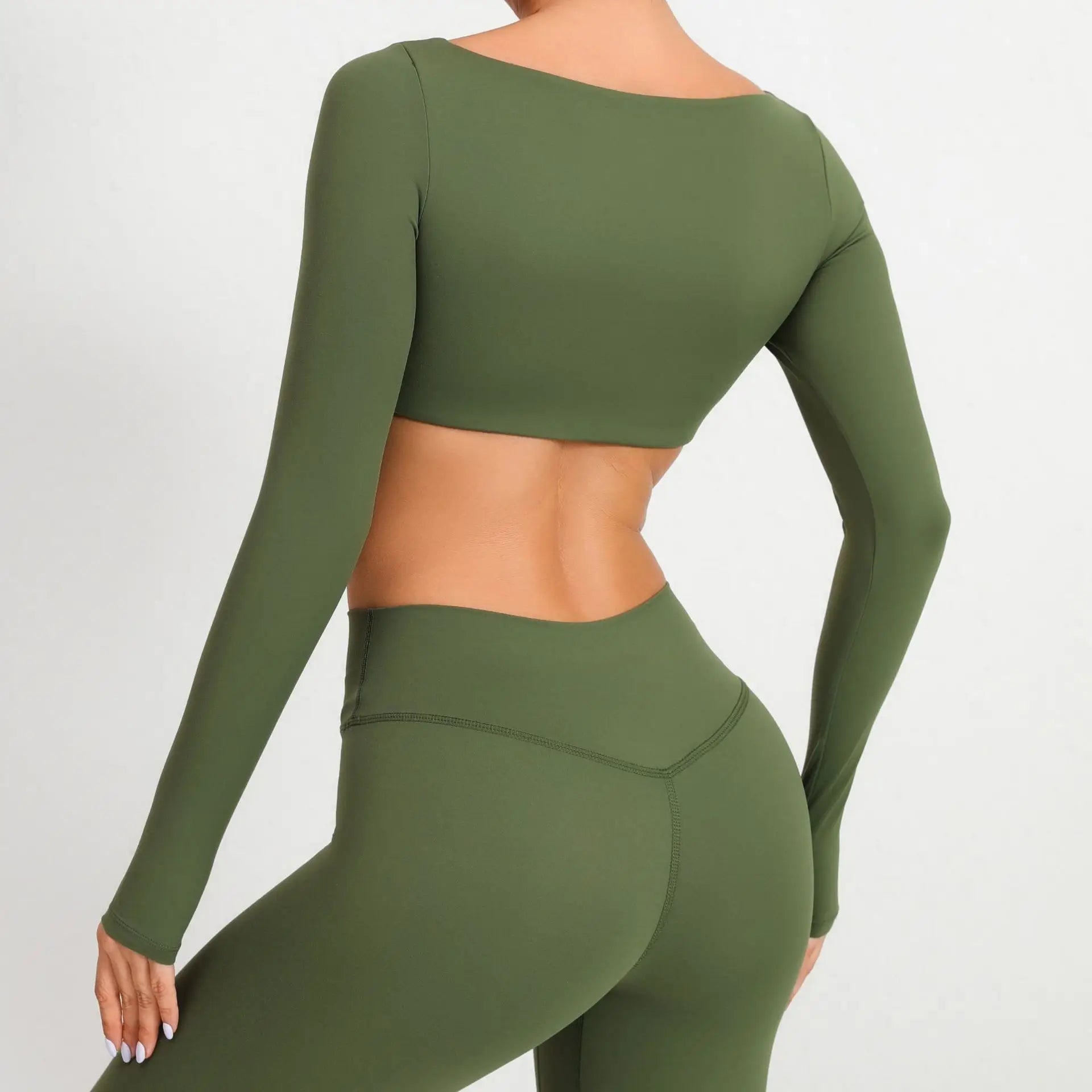 New Sport Shirt Women Clothes Sportswear Long Sleeve T-shirt for Fitness Yoga Wear Ladies Crop Top Gym Workout Top with Cups