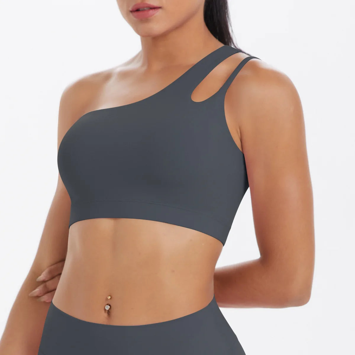 Sports Bra Women Push Up Fitness Bras One Shoulder Underwear Shockproof Yoga Bra Workout Bra Yoga Running Bra Sexy Vest