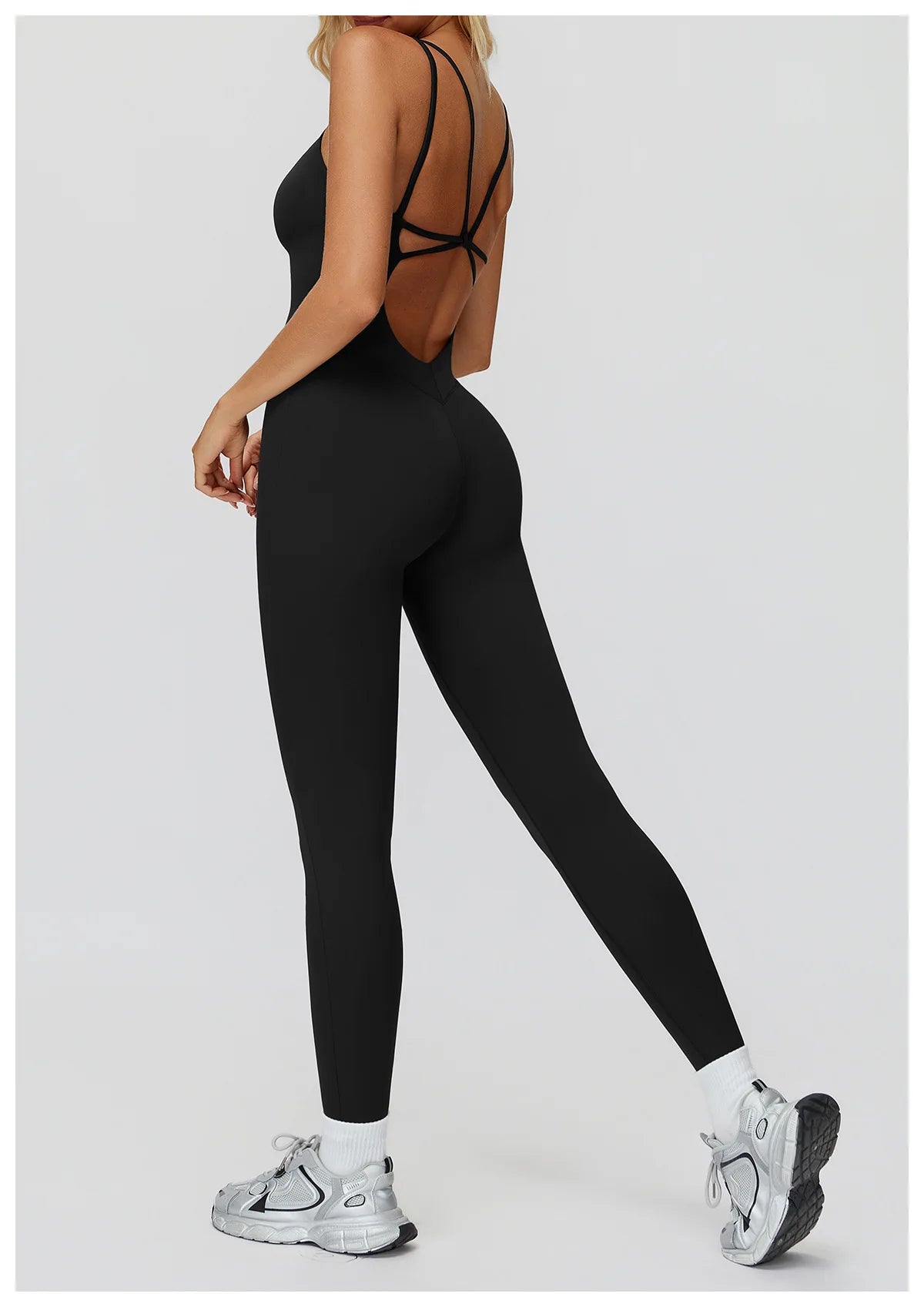 Women's Tracksuit Yoga Set Jumpsuits One Piece Fitness Rompers Sleeveless Sportswear Gym Set Push Up Bodysuits Workout Clothes