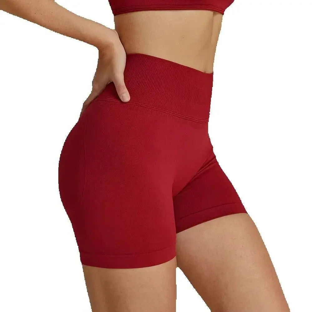 Seamless Running Impact Sports Shorts Women Buttock Lift Gym Leggings Women Cycling Slim Workout Shorts High Waist Yoga Shorts