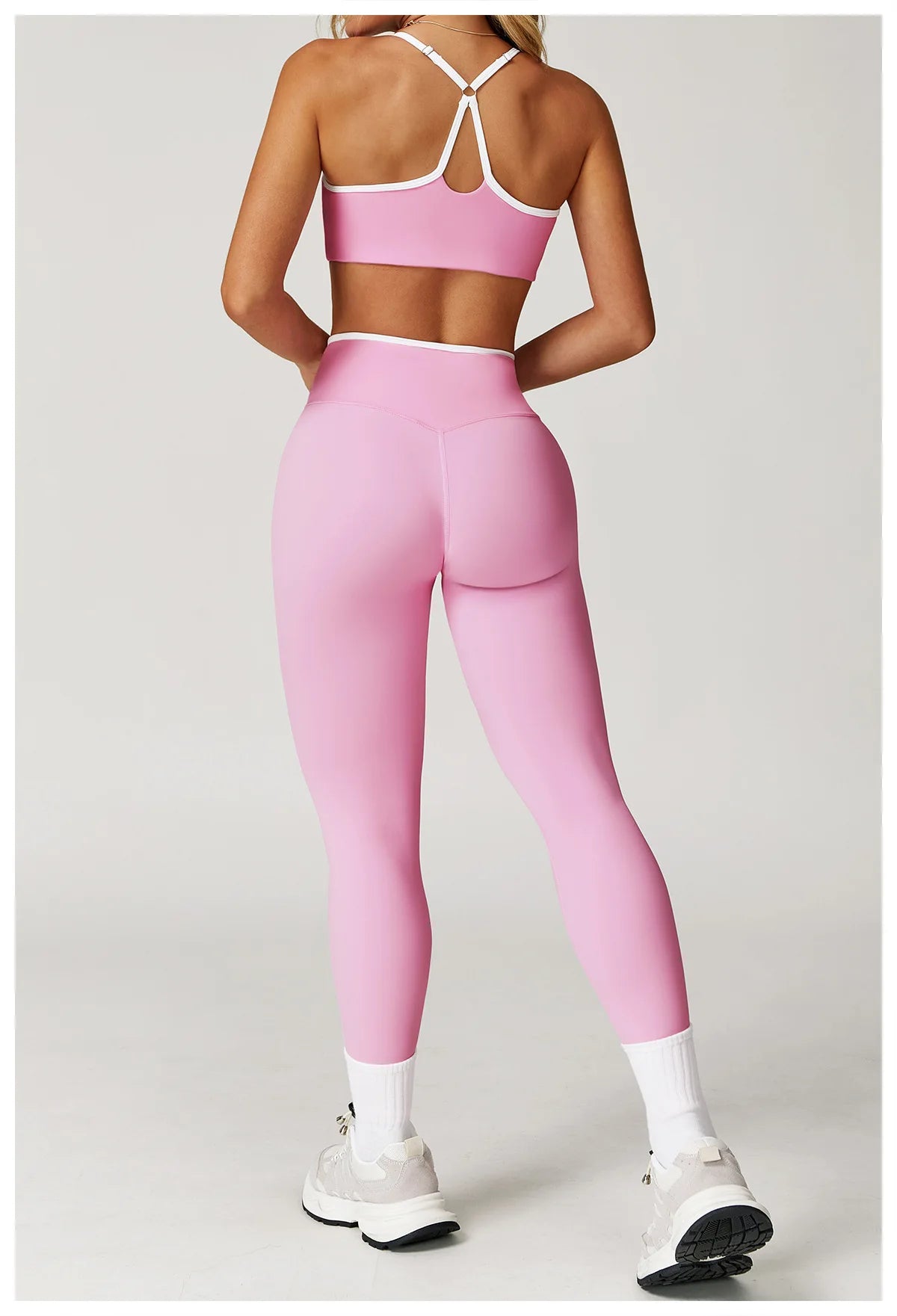 Women's Clothes Yoga Set 2 Pieces Workout Tracksuit Sportswear Gym Clothing High Waist Bell-bottoms Sexy Fitness Bta Sports Suit
