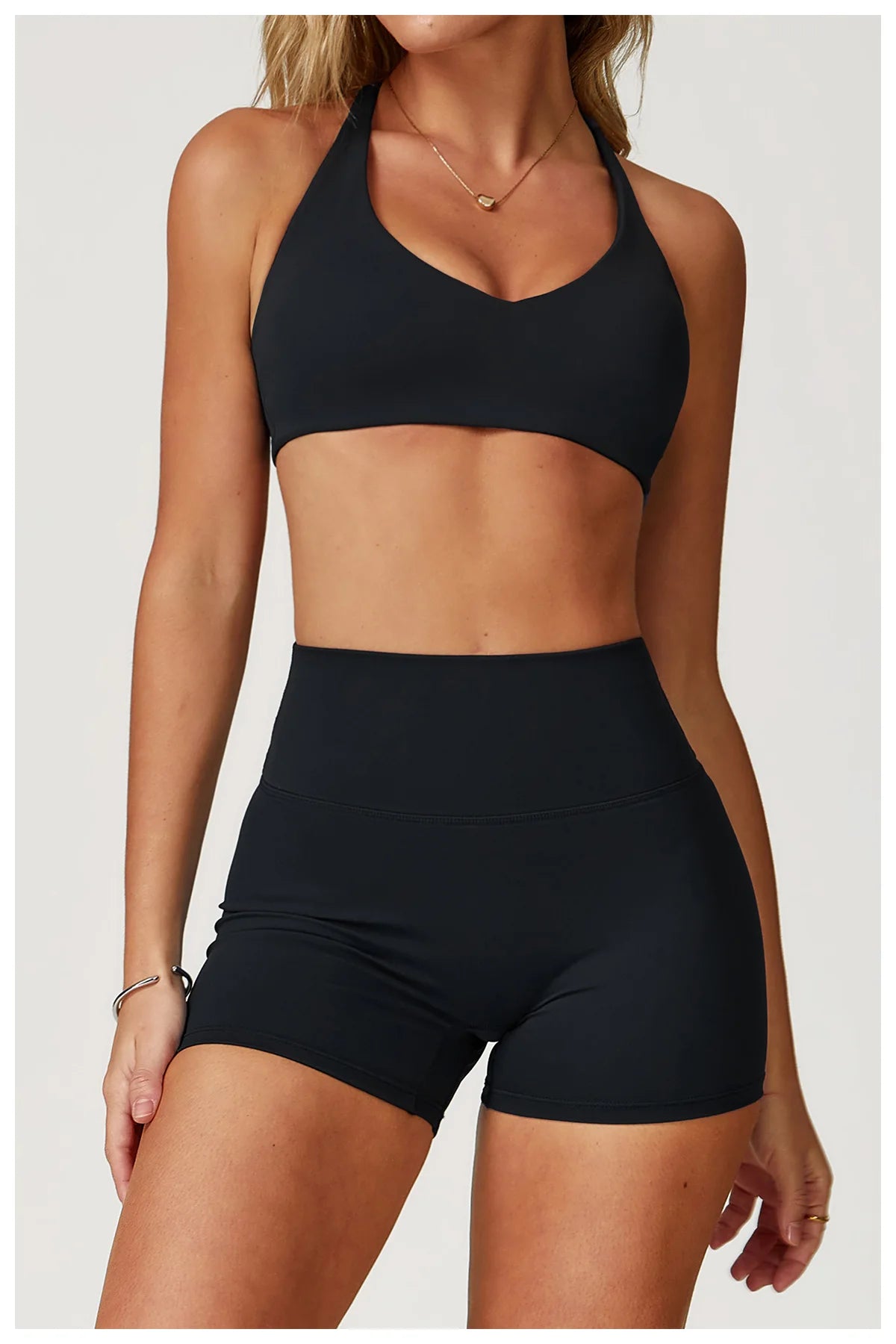 Sexy Backless Gym Sport Bra Sports Bra Anti-sweat Breathable Yoga Bra Shockproof Crop Top Fitness Top Push Up Workout Top Women
