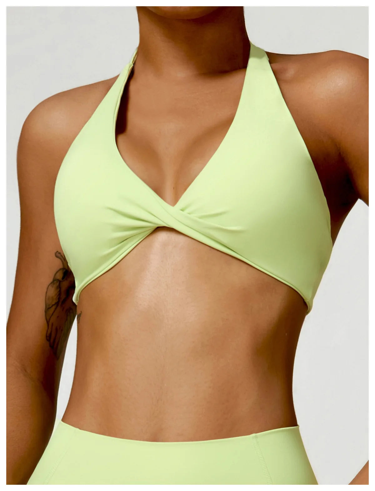 Women's Halter Sports Bra Sexy Beautiful Back Top Push Up Fitness Bra Yoga Gym Workout Bra Fitness Top Sports Breathable Bra