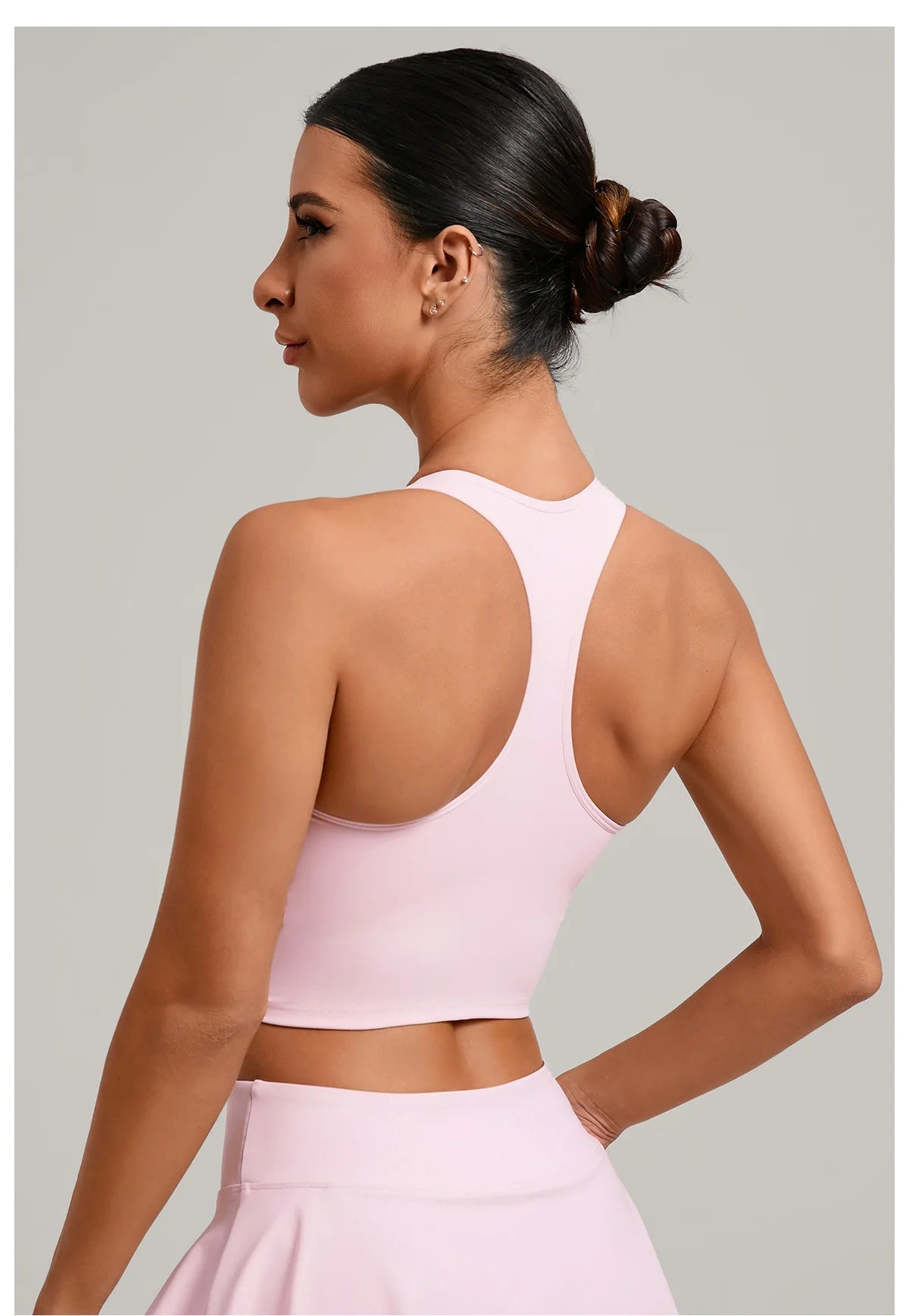 Sexy Sports Bra Anti-Sweat Fitness Top Women High Strength Yoga Bra Shockproof Crop Top Push Up Sport Underwear Gym Workout Top