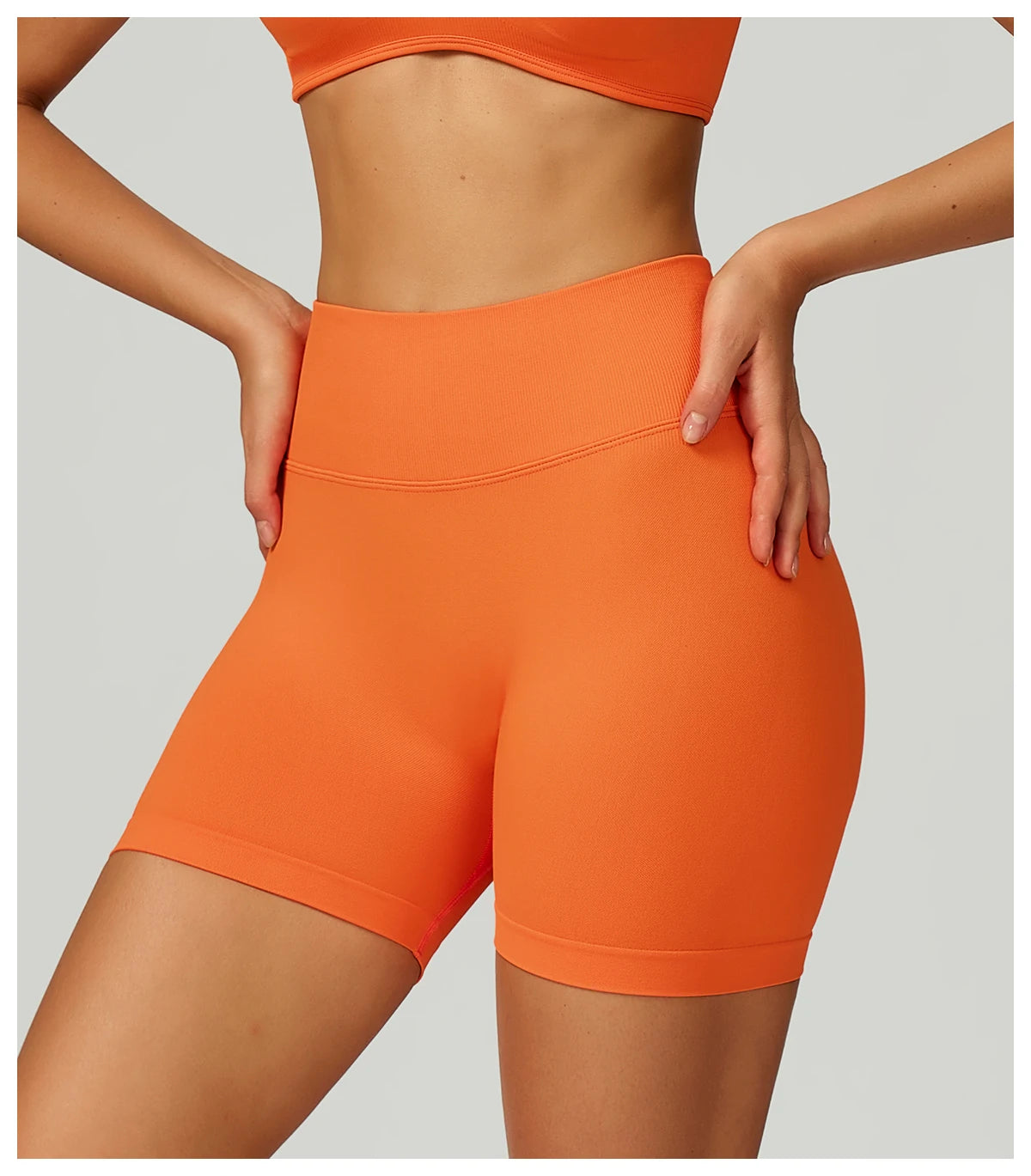 Seamless Women Sports Short Yoga Legging Shorts Squat Proof High Waist Fitness Tight Shorts Cycling Impact Workout Gym Shorts