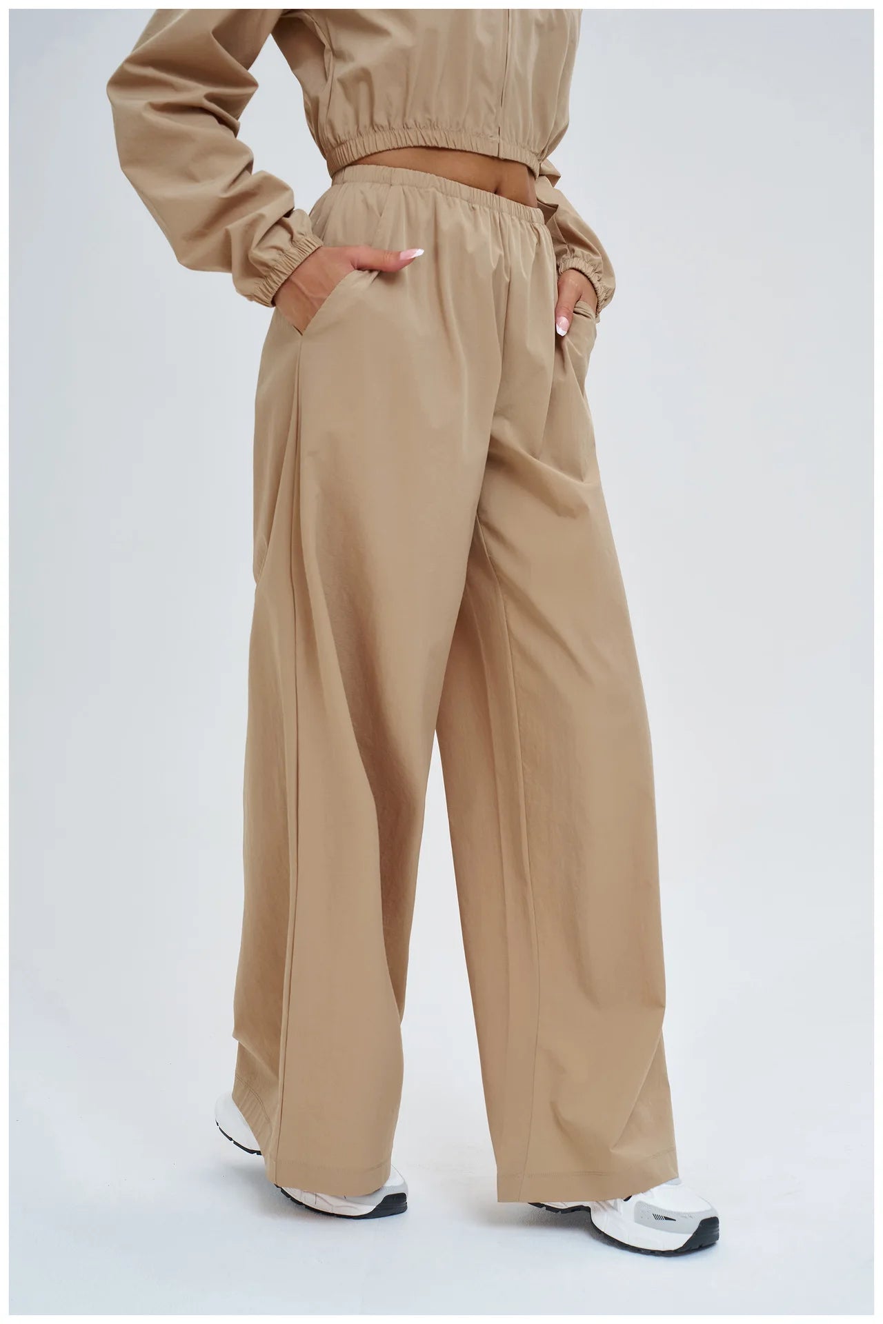 Yoga Pants For Women Sun Protection Sports Pants Loose Wide Leg Pocket Sports Pants Outdoor Cycling Hiking Casual Pants Women