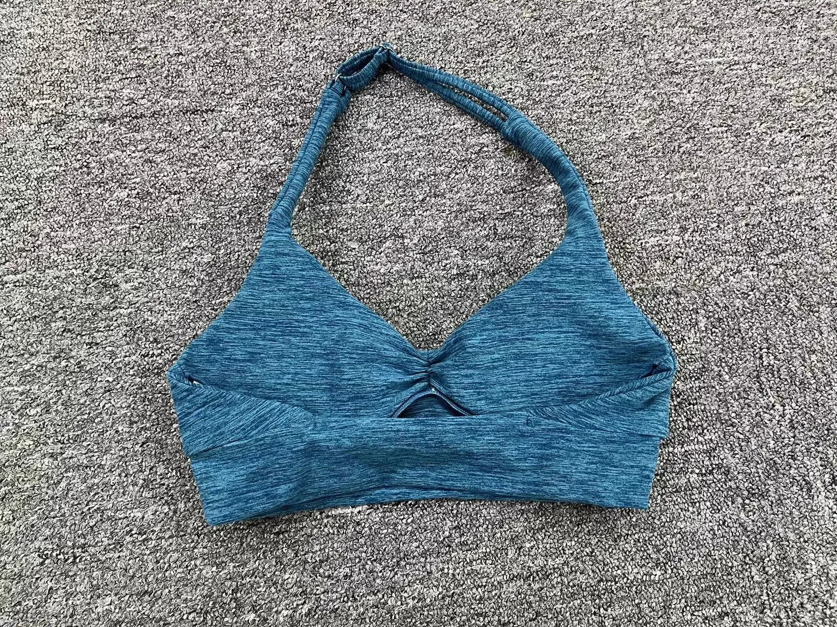 Sports Underwear Women Sports Bra Hanging Neck Yoga Bra Gym Top Women Training Running Yoga Bra Fitness Workout Tank Top