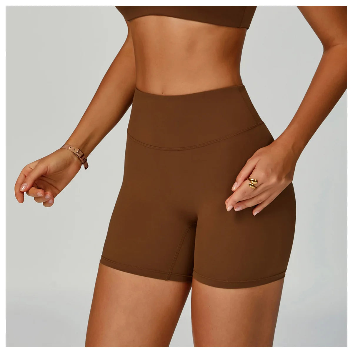 Impact Shorts High Waist Yoga Shorts Women Fitness Shorts Running Cycling Shorts Breathable Sports Leggings Workout Gym Shorts