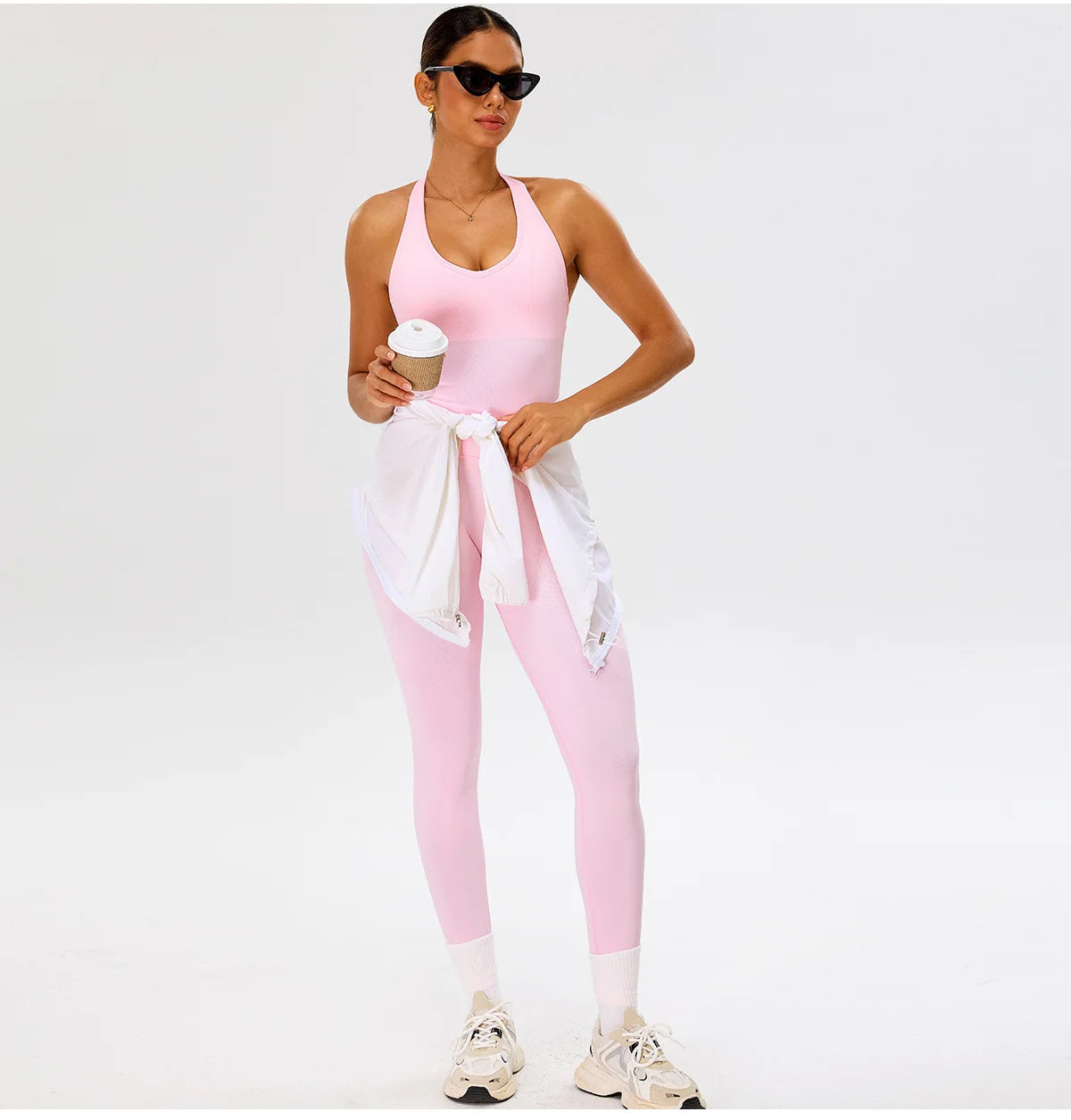 Seamless Gym Top Women Sports Bra Running Neck Hanging Yoga Bra Breathable Sports Underwear Women Push Up Fitness Workout Tops