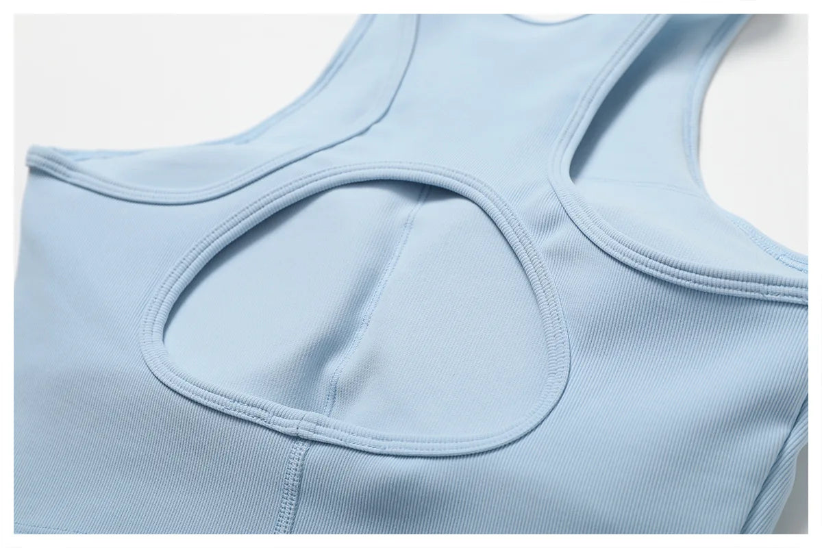 Women's Sport Bras Gym High Intensity Underwear Running Yoga Beautiful Back Dry Bras Shockproof Rib Workout Bra Seamless Fitness