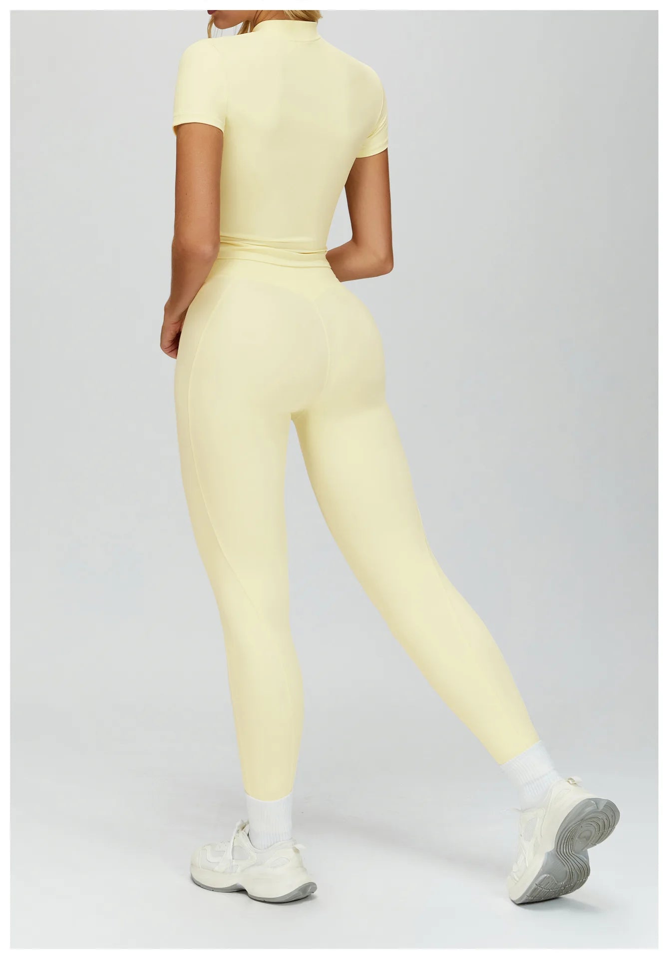 2PCS Yoga Clothes Women's Tracksuit Athletic Wear Fitness Suit Gym Outfits T-shirt Workout Sets Push Up Sports Bra Leggings Suit