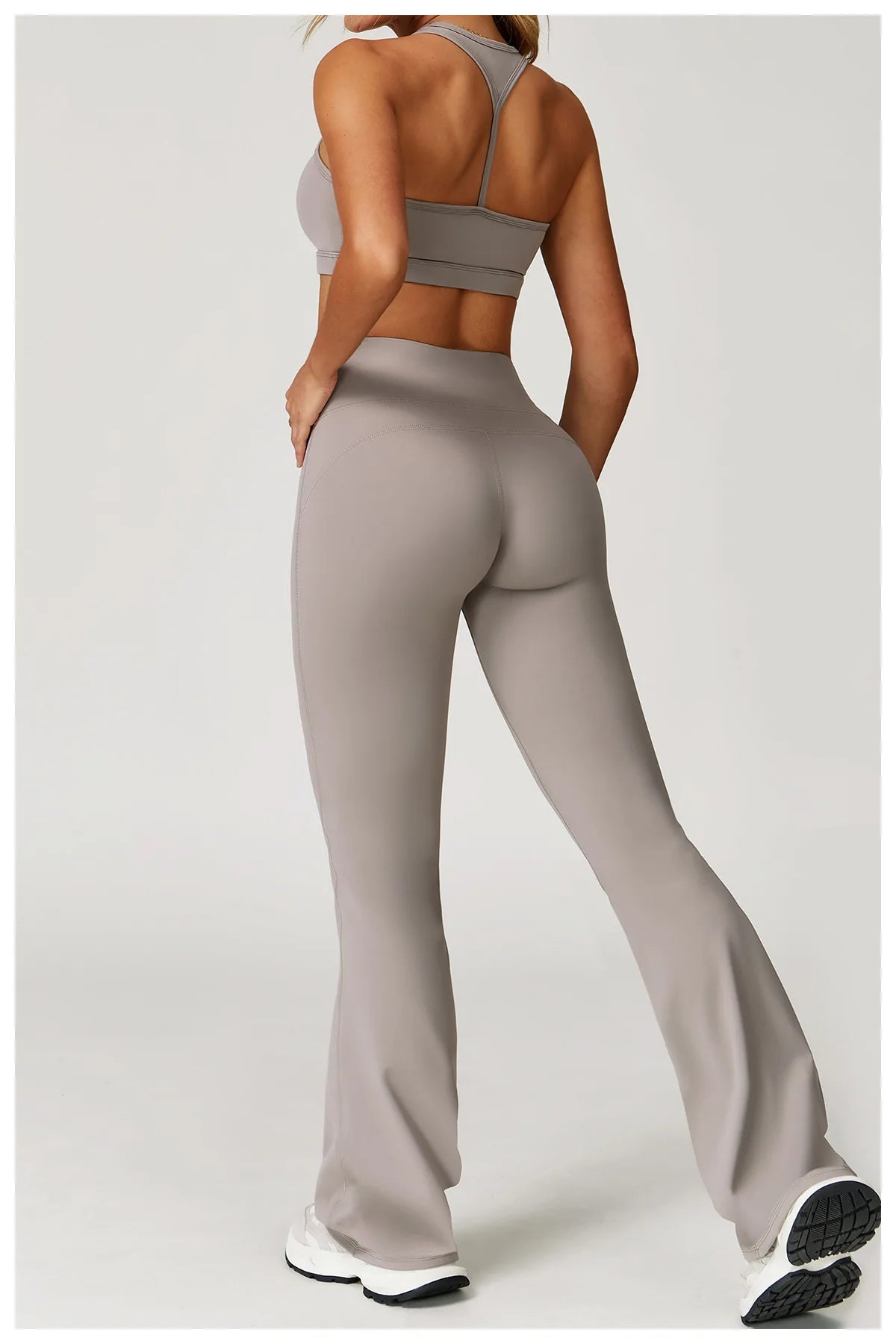 Impact Leggings Women Yoga Bell Bottoms Sports Yoga Pants Gym Clothes Fitness Workout Wear Tights Wide Leg Pants Flared Leggings