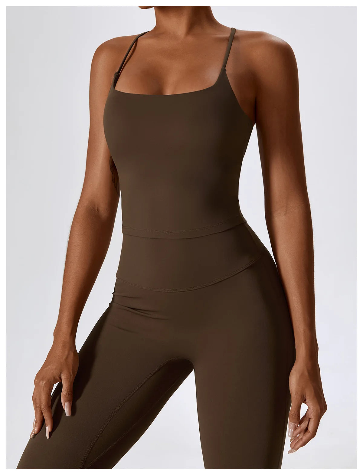 Women Yoga Set 2PCS Sportswear Push Up Workout Clothes Athletic Wear Gym Legging Fitness Bra Crop Top Long Sleeve Sports Suits