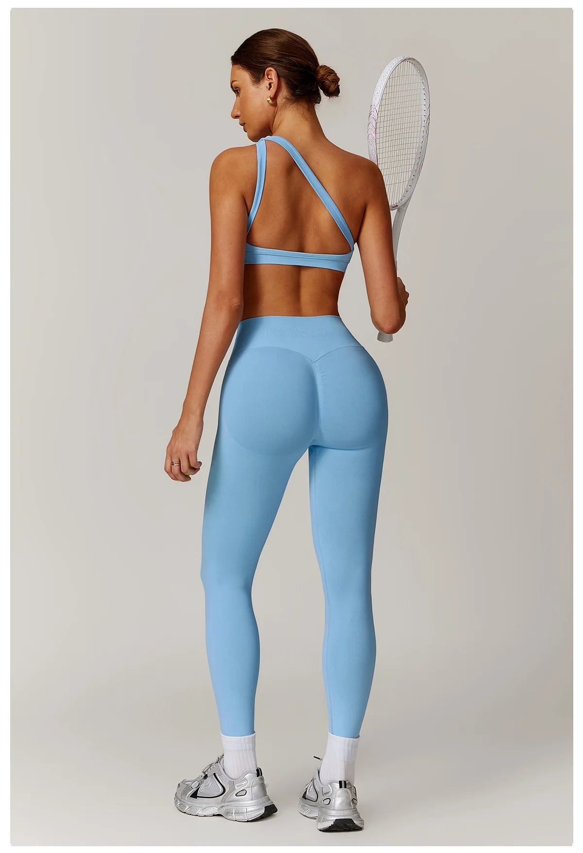Ribbed Fitness Leggings Women Sport High Waist Tights Seamless Yoga Leggings Gym Jogging Quick Dry Push Up Slim Pants Running