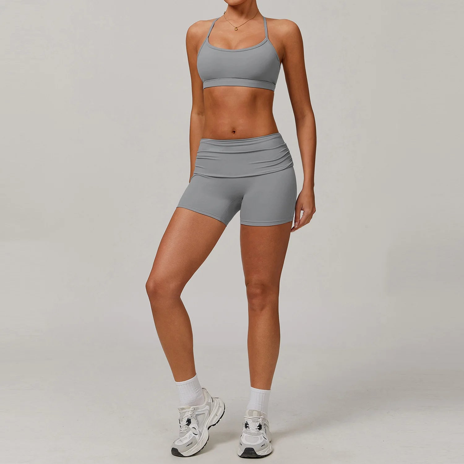 Yoga Clothes 2 Piece Women's Tracksuit Athletic Wear Pilates Fitness Suit Gym Workout Push Up Clothes Sports Bra Leggings Suit