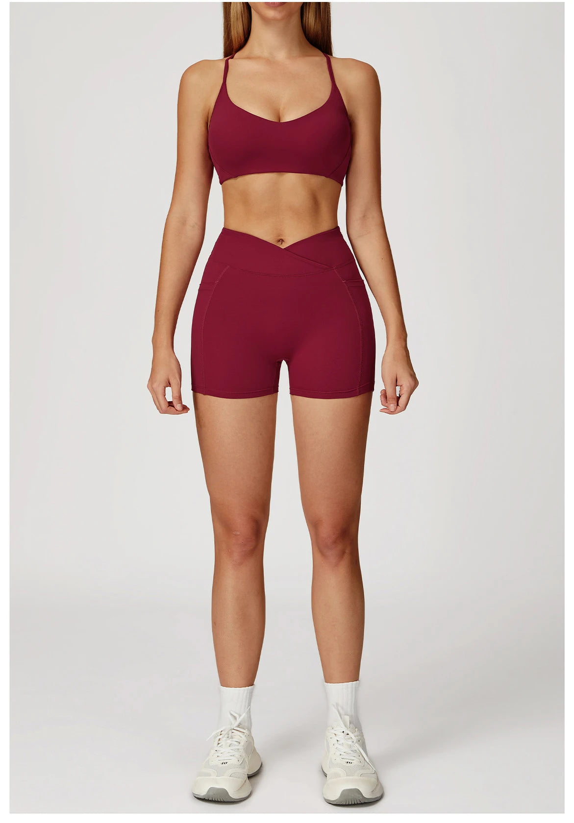 Women Tracksuit Yoga Set 2PCS Gym Workout Clothes for Female Push Up Bra High Waist Leggings Sexy Fitness Sportswear Sports Suit