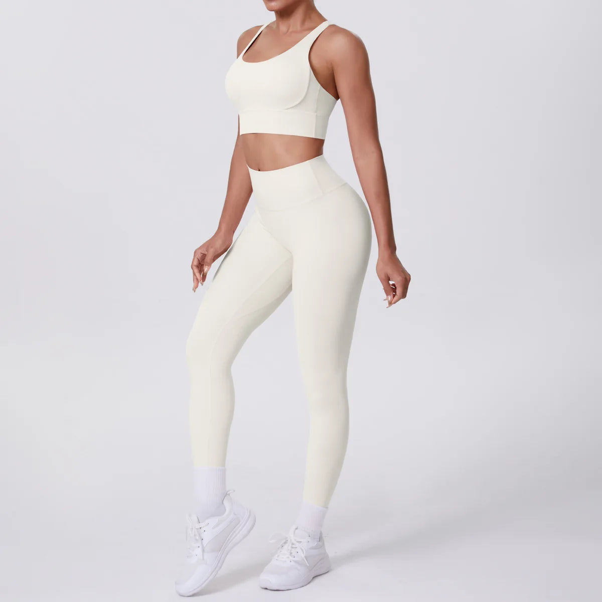 JJUREN Seamless Yoga Suit Women Tracksuit Sports Bra High Waist Leggings Yoga Outfit Gym Set Fitness Workout Clothes Sportswear