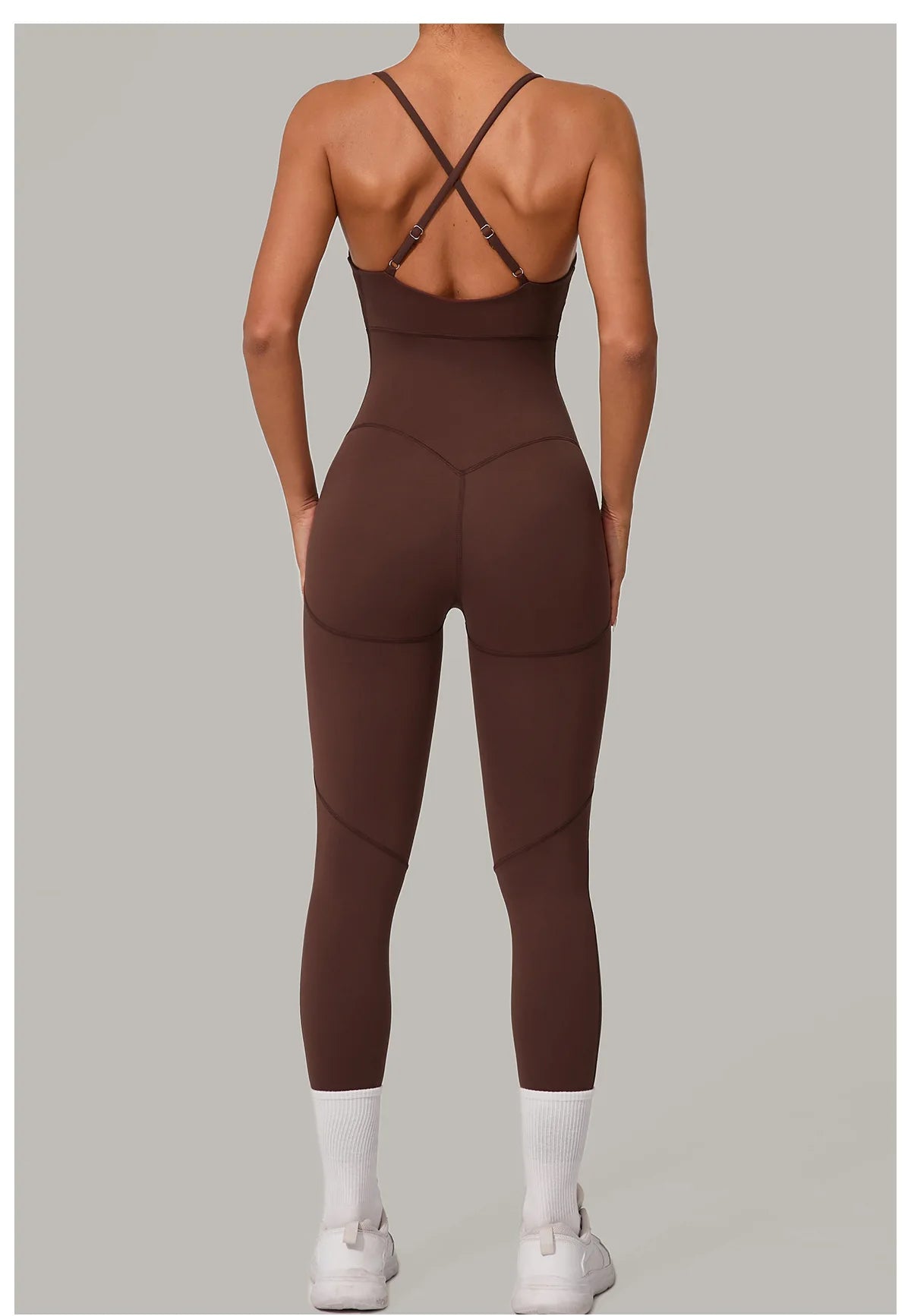 Women's Tracksuit Jumpsuits One-Piece Suit Sleeveless Yoga Set Gym Push Up Workout Clothes Fitness Bodysuit Sportswear Rompers