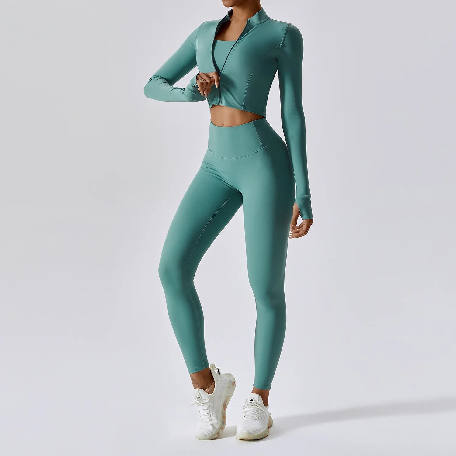 2/3PCS Yoga Set Gym Clothes Sportswear Yoga Suits For Women Tracksuit Fitness Set Tracksuits Sports Bra Gym Leggings Yoga Top