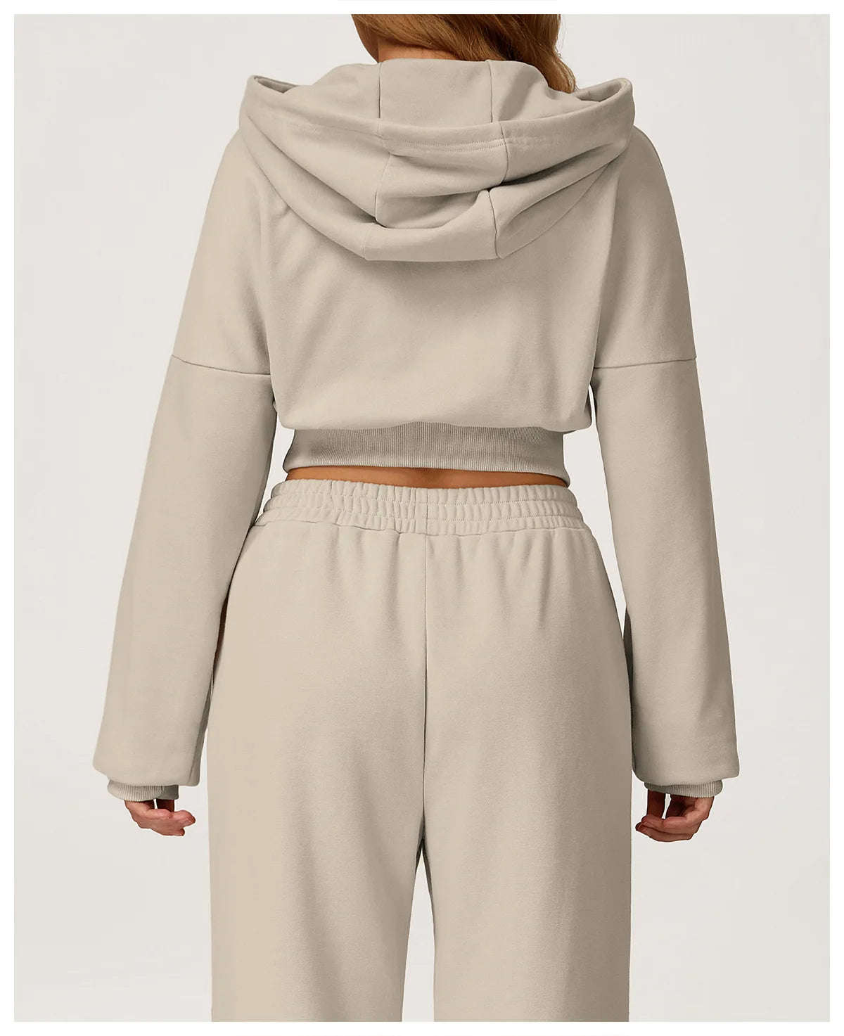 Long Sleeved Hooded Sweatshirt Winter Casual Loose Jacket Women's Long Sleeved Outdoor Running and Fitness Sportswear