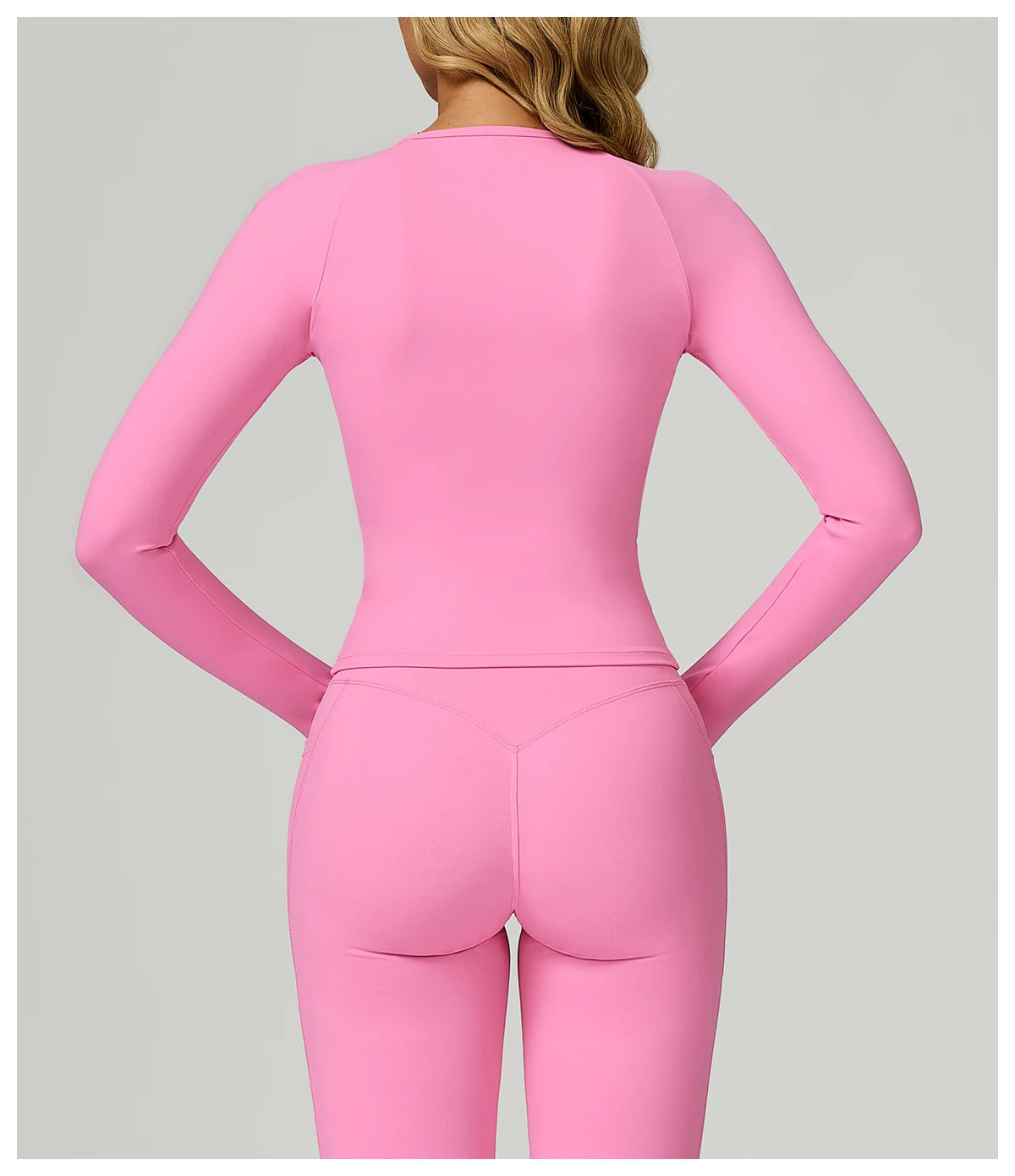 Women's Long Sleeve Top Yoga Shirts Running T-Shirt Workout Fitness Long Sleeve Gym Push Up Sports Top Sexy Training Crop Top