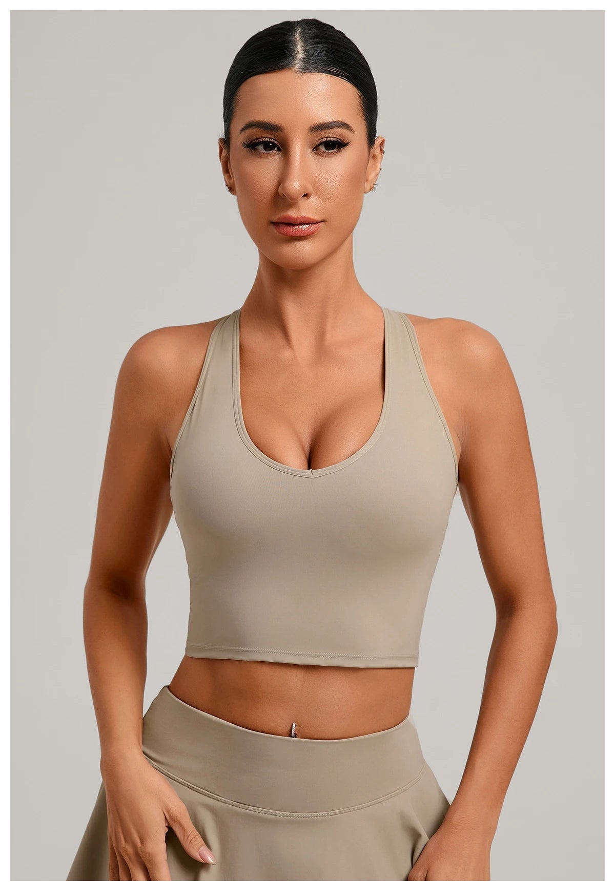 Sexy Sports Bra Anti-Sweat Fitness Top Women High Strength Yoga Bra Shockproof Crop Top Push Up Sport Underwear Gym Workout Top
