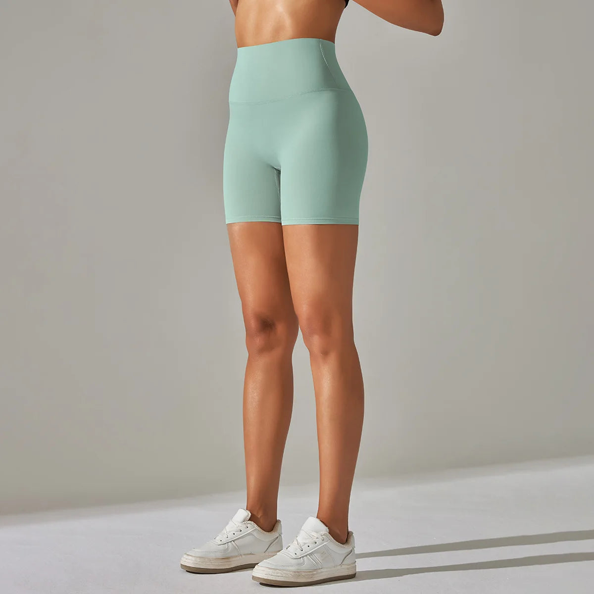 Seamless Yoga Shorts Women Fitness Shorts Running Cycling Shorts Breathable Sports Leggings High Waist Summer Workout Gym Shorts