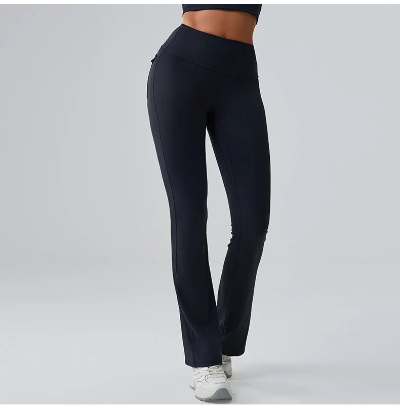 Sports Leggings Women Flares Leggings High Waist Tights Scrunch Butt Yoga Flares Pants Push Up Gym Leggings Women Yoga Clothes