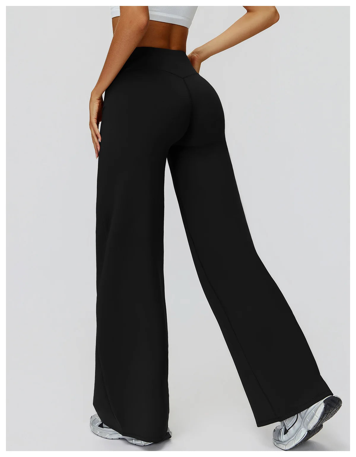 Winter New Yoga Pants With Plush Insulation High Waist Wide Leg Pants Outdoor Sports Running Wide Leg Pants for Women Pants