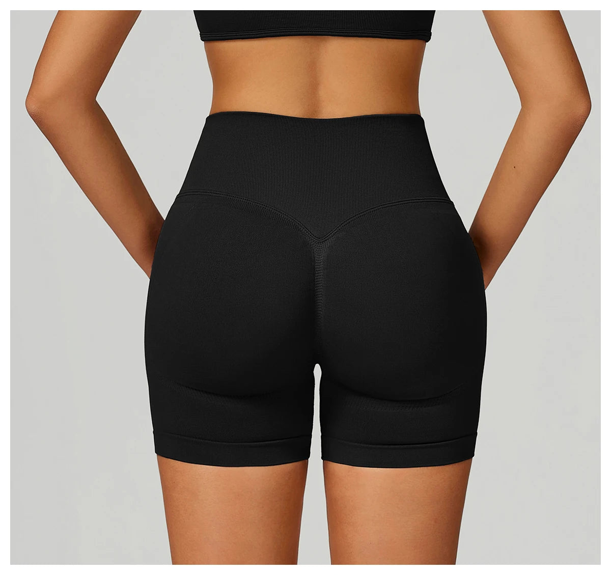 Seamless Women Sports Short Yoga Legging Shorts Squat Proof High Waist Fitness Tight Shorts Cycling Impact Workout Gym Shorts
