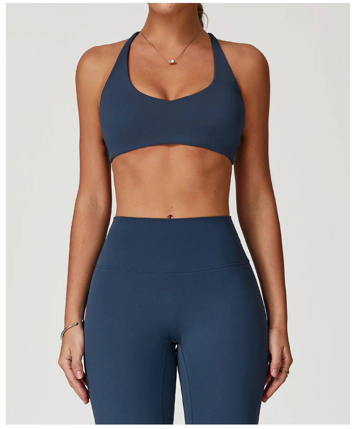 Sexy Backless Gym Sport Bra Sports Bra Anti-sweat Breathable Yoga Bra Shockproof Crop Top Fitness Top Push Up Workout Top Women