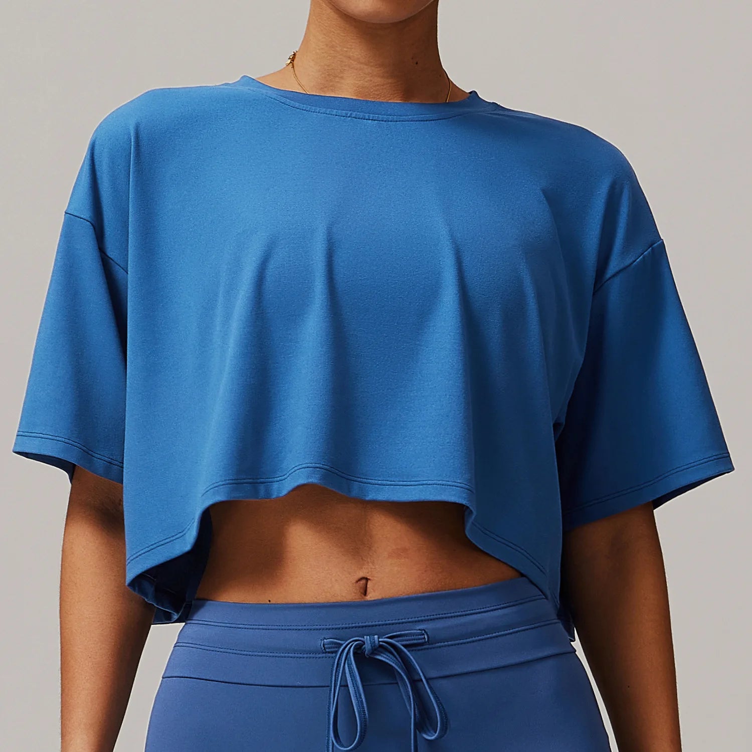 Summer New Sports Short Sleeved Top for Women Comfortable Round Neck Short T-shirt Fitness Running Yoga Short Sleeved Gym Shirt