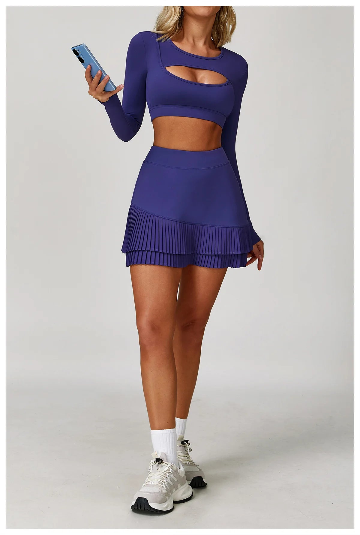 Women's Pleated Sports Skirts Dancing Golf Tennis Skirt for Women Gym Workout Push Up Fitness Shorts High Waist Running Skirts ﻿