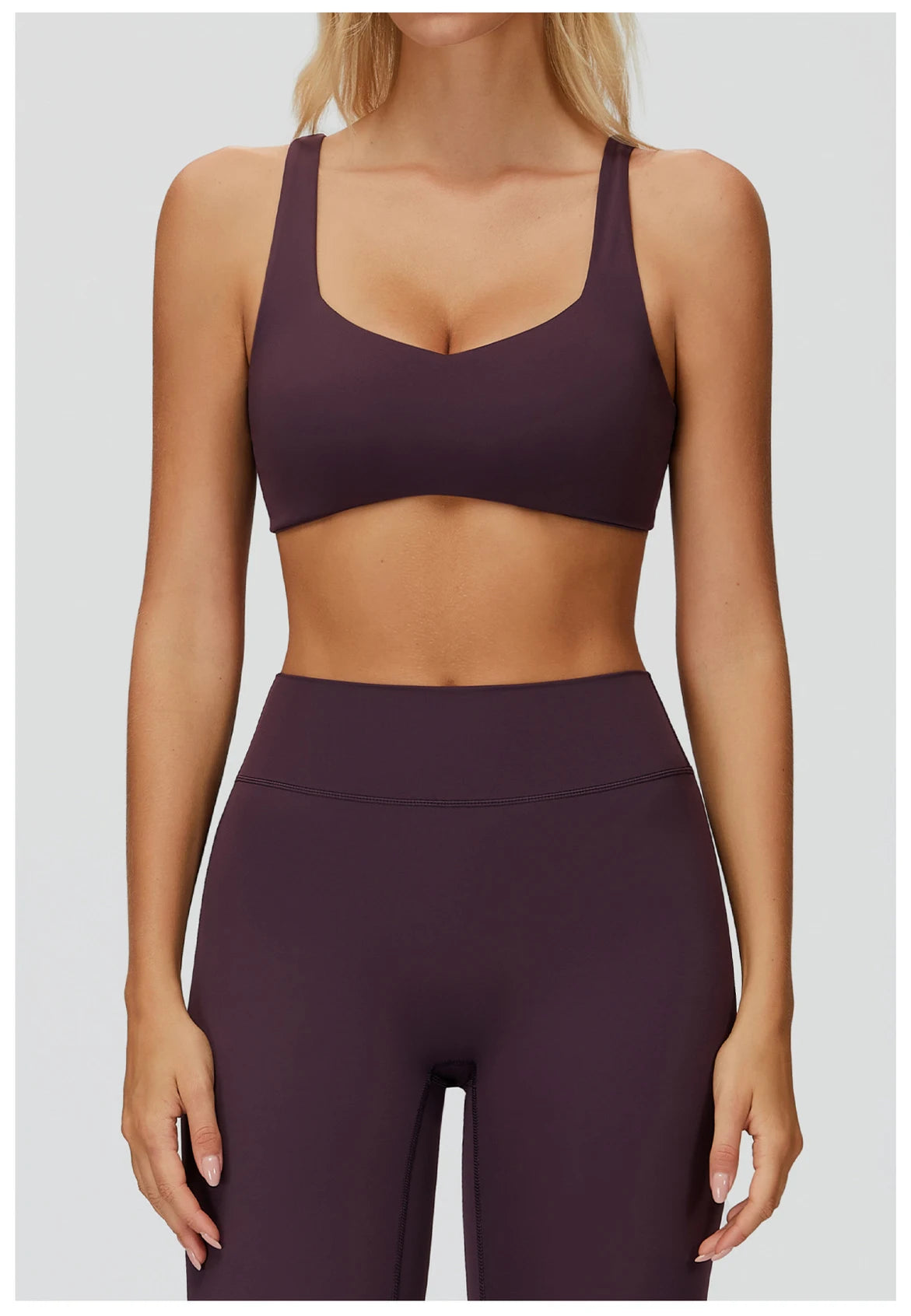 Yoga bra women's sexy backless sports bra gym exercise bra
