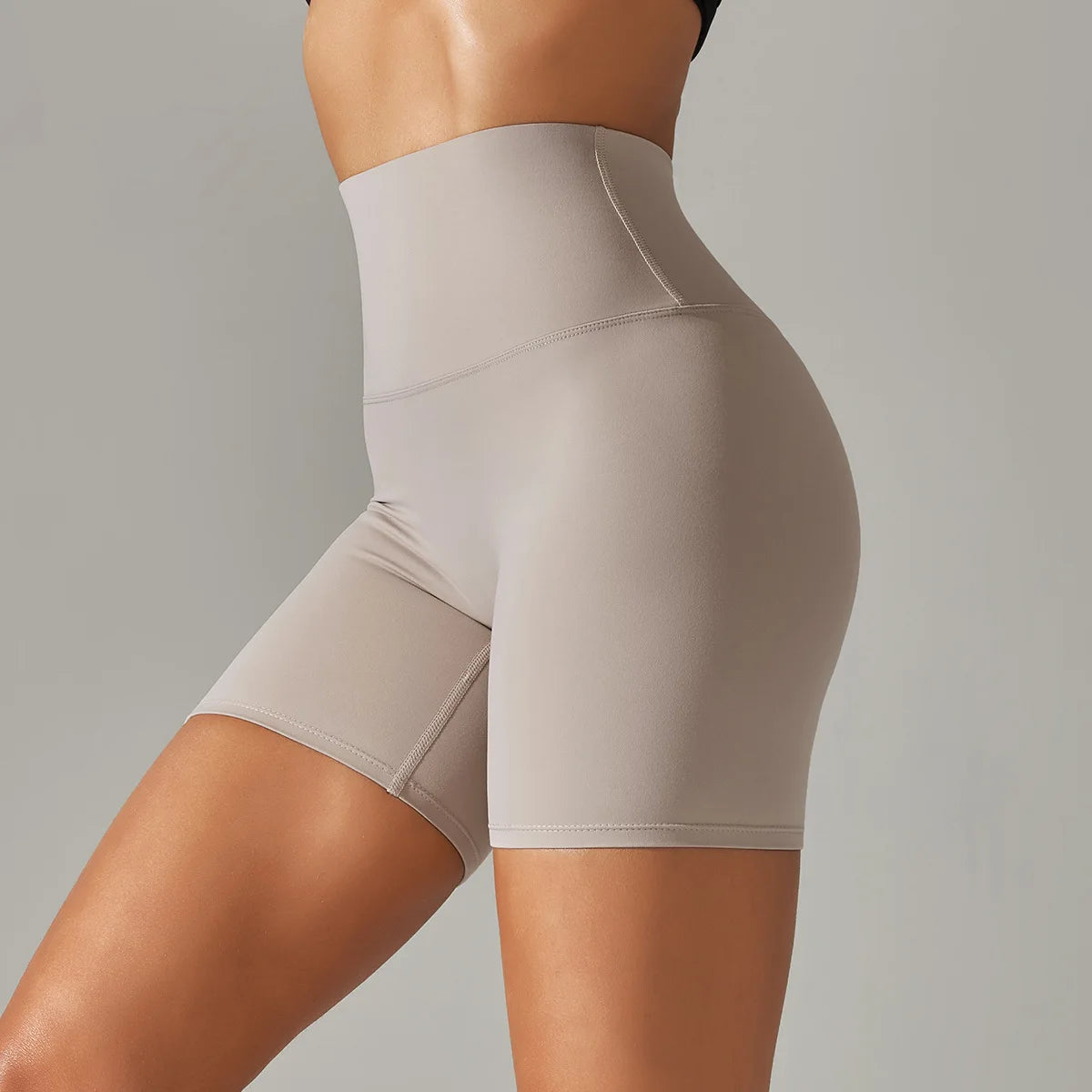 Seamless Yoga Shorts Women Fitness Shorts Running Cycling Shorts Breathable Sports Leggings High Waist Summer Workout Gym Shorts