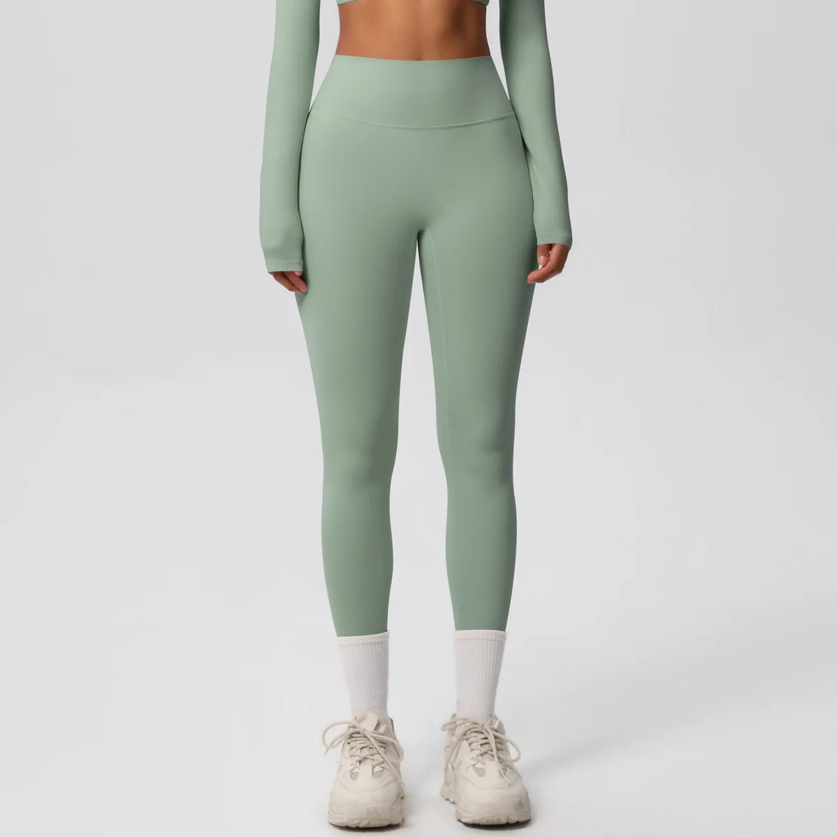 Leggings Female High Elastic Seamless Tights High Waist Butt Lift Sexy Fitness Pants Knit Slim Gym Running Yoga Leggings