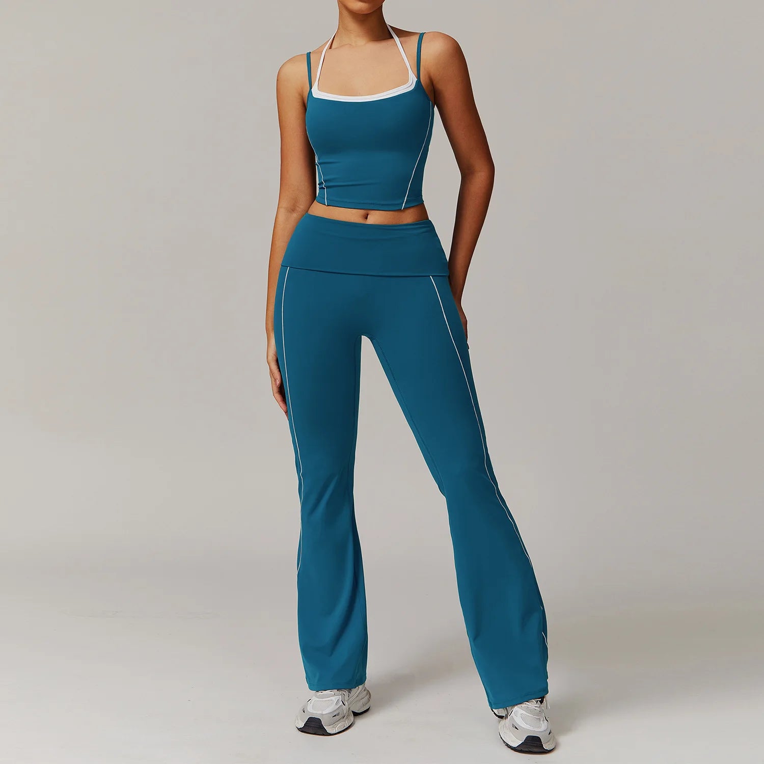 Women's Tracksuit 2PCS Fitness Suit Yoga Sets Sportswear Workout Shorts Sports Bra High Waist Leggings Gym Clothing Sports Suits