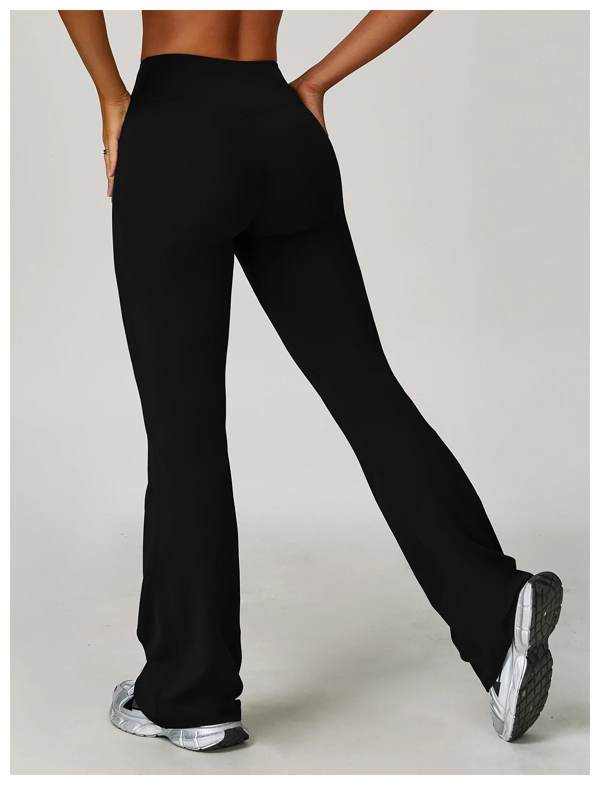 Wide Leg Pants Women Bell-bottoms High Waist Yoga Leggings High Stretchy Butt Lifting Breathable Sports Pants Women Gym Leggings