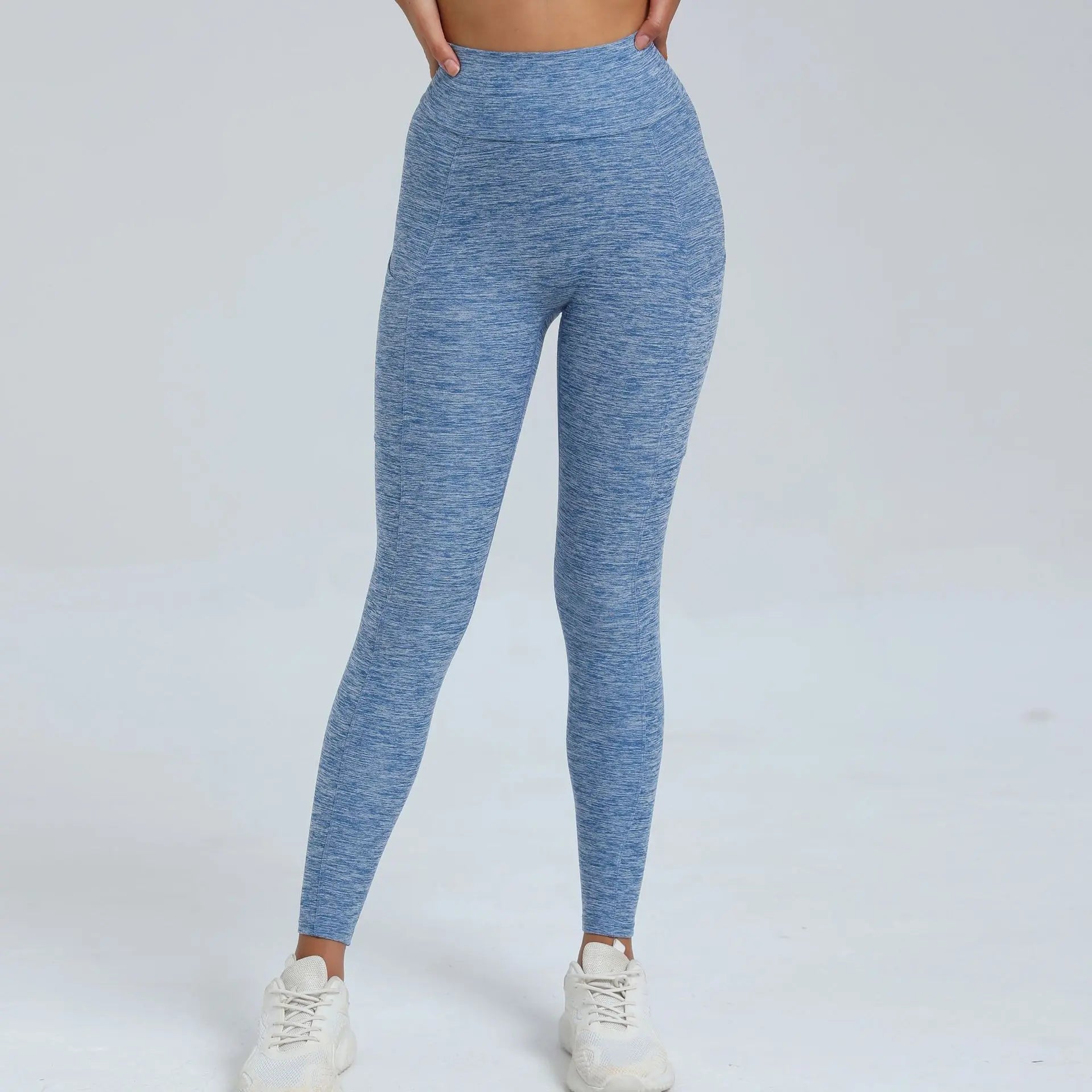 Women Sport Fitness Leggings High Waist Elastic Yoga Pants Training Running Scrunch Butt Gym Leggings Breathable Leggings Female