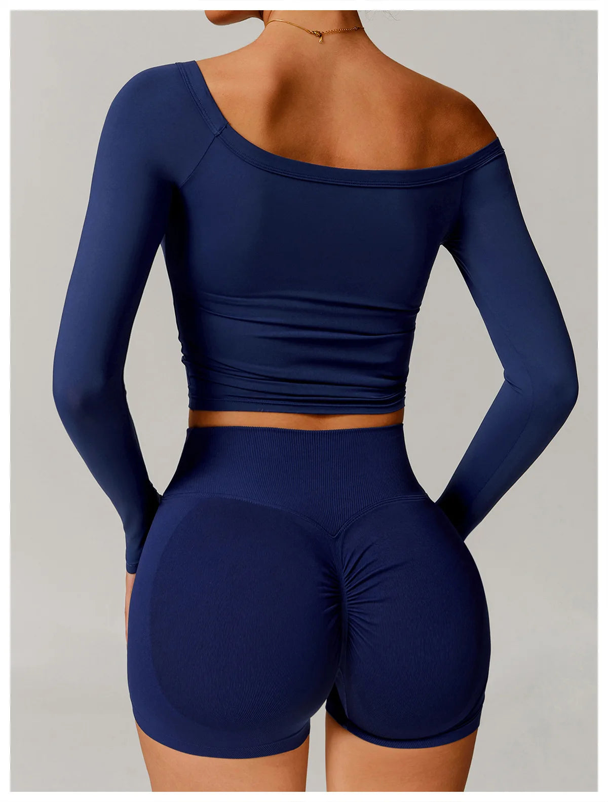 2 Pieces Yoga Suit Sports Set Women Athletic Wear Gym Set Women Tracksuit Running Workout Long Sleeve Sports Shirt Yoga Clothing