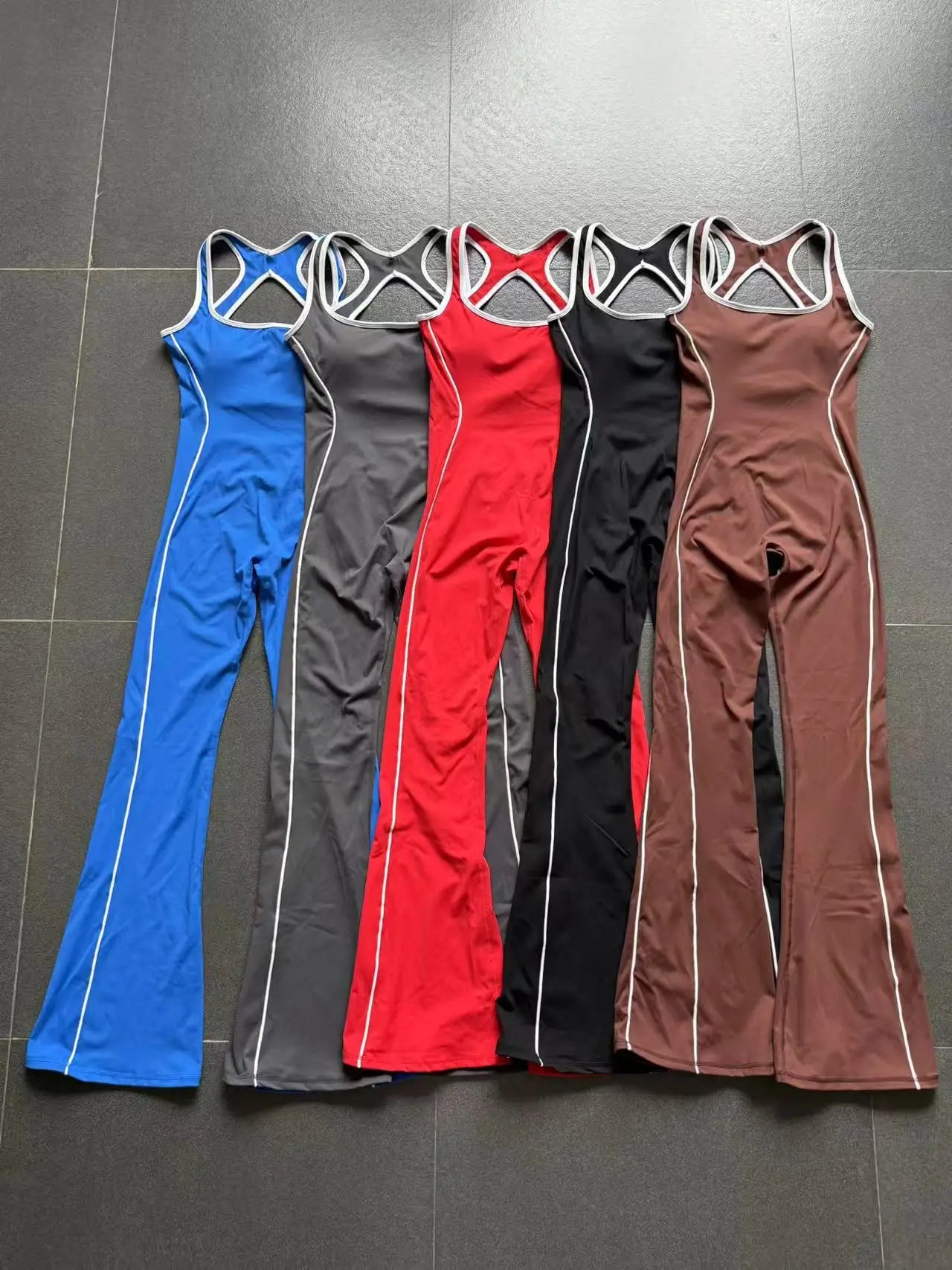 Gym Jumpsuit Women's Rompers Fitness Suit Running Sports Overalls for Woman Tracksuit Yoga Clothing Scrunch Workout Sportswear