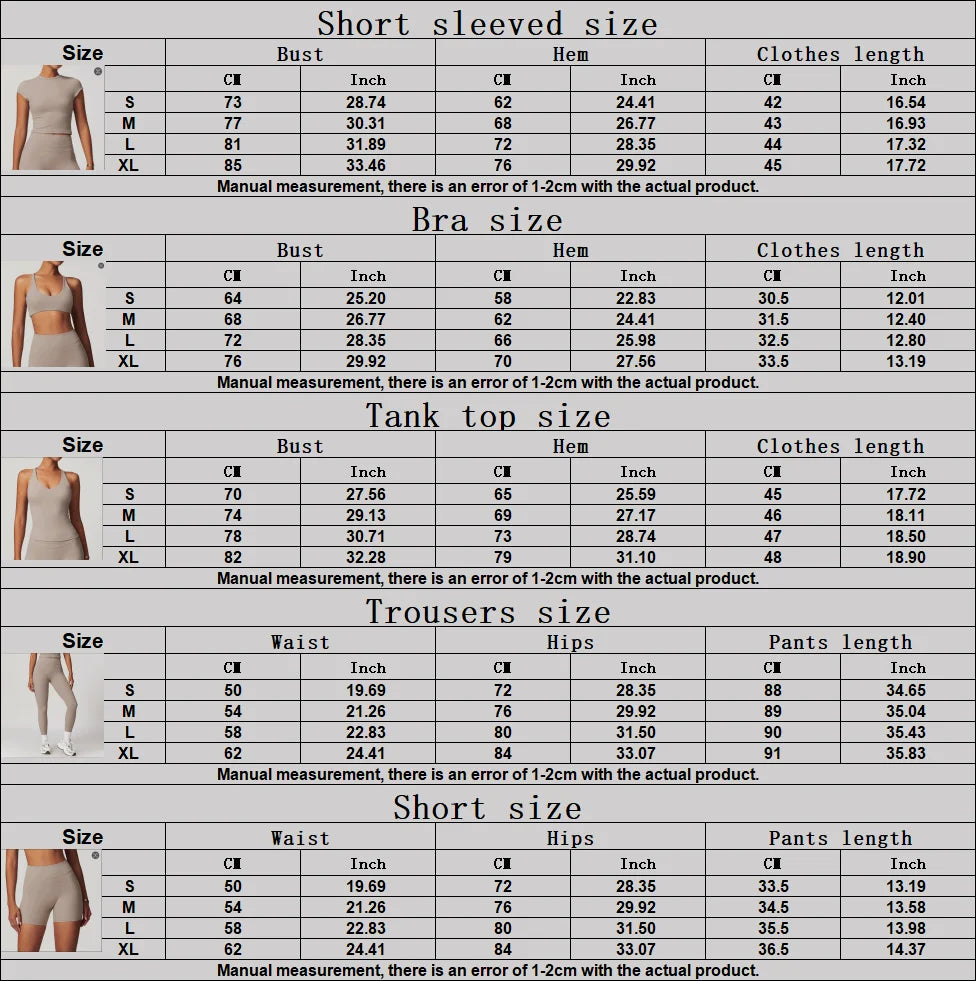 Yoga Suit 2PCS Sports Set Women Quick-Drying Gym Set Women Tracksuit Running Workout Short Sleeves Sports Yoga Clothing