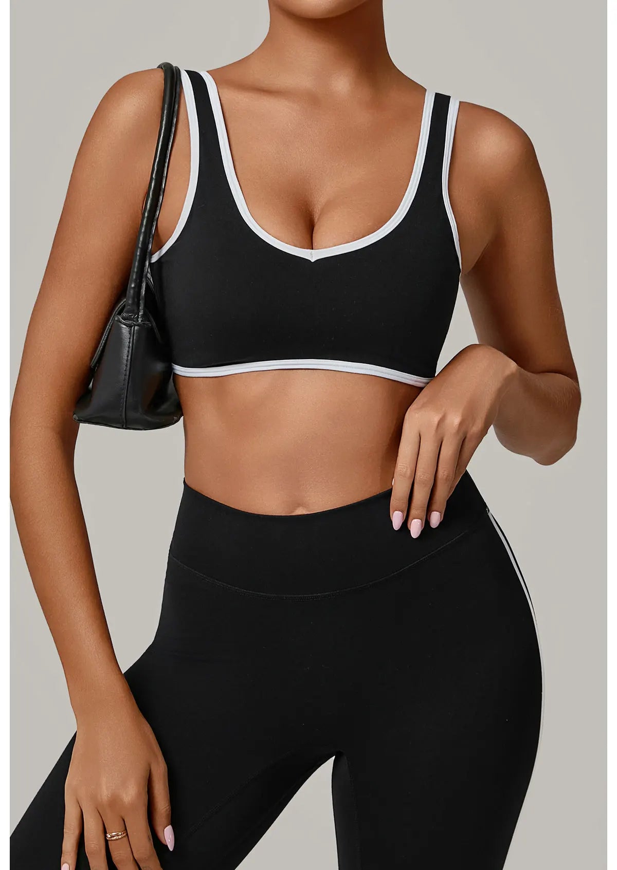 Patchwork Sports Underwear Anti-Sweat Fitness Top Women Yoga Bra Shockproof Crop Top Push Up Sport Bra Running Gym Workout Top