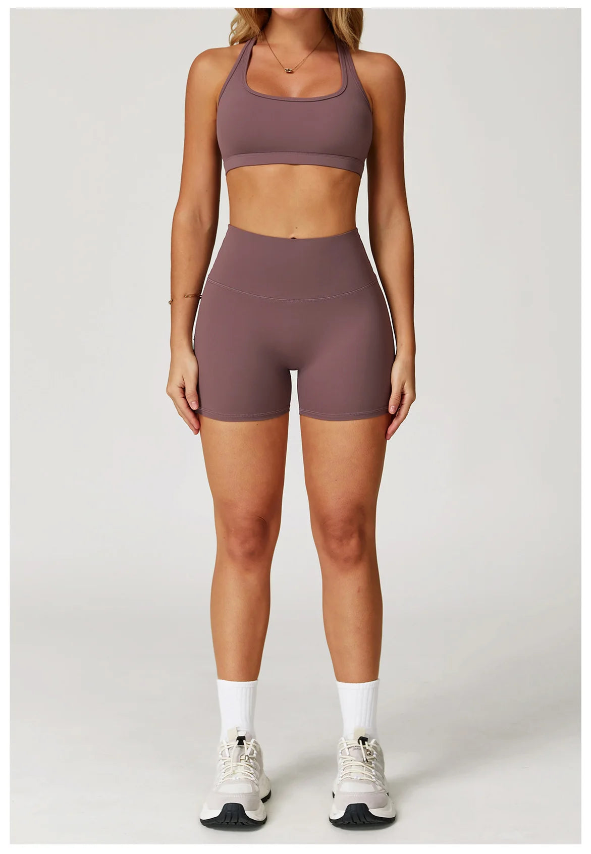 Yoga Set 2 Pieces Women Clothes Workout Outfits Fitness Sportswear Gym Tracksuit High Waist Leggings Sports Bra Athletic Wear