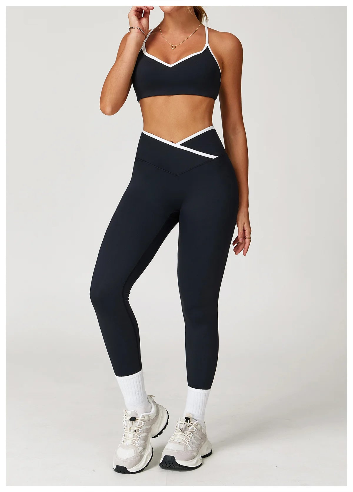 Women's Clothes Yoga Set 2 Pieces Workout Tracksuit Sportswear Gym Clothing High Waist Bell-bottoms Sexy Fitness Bta Sports Suit