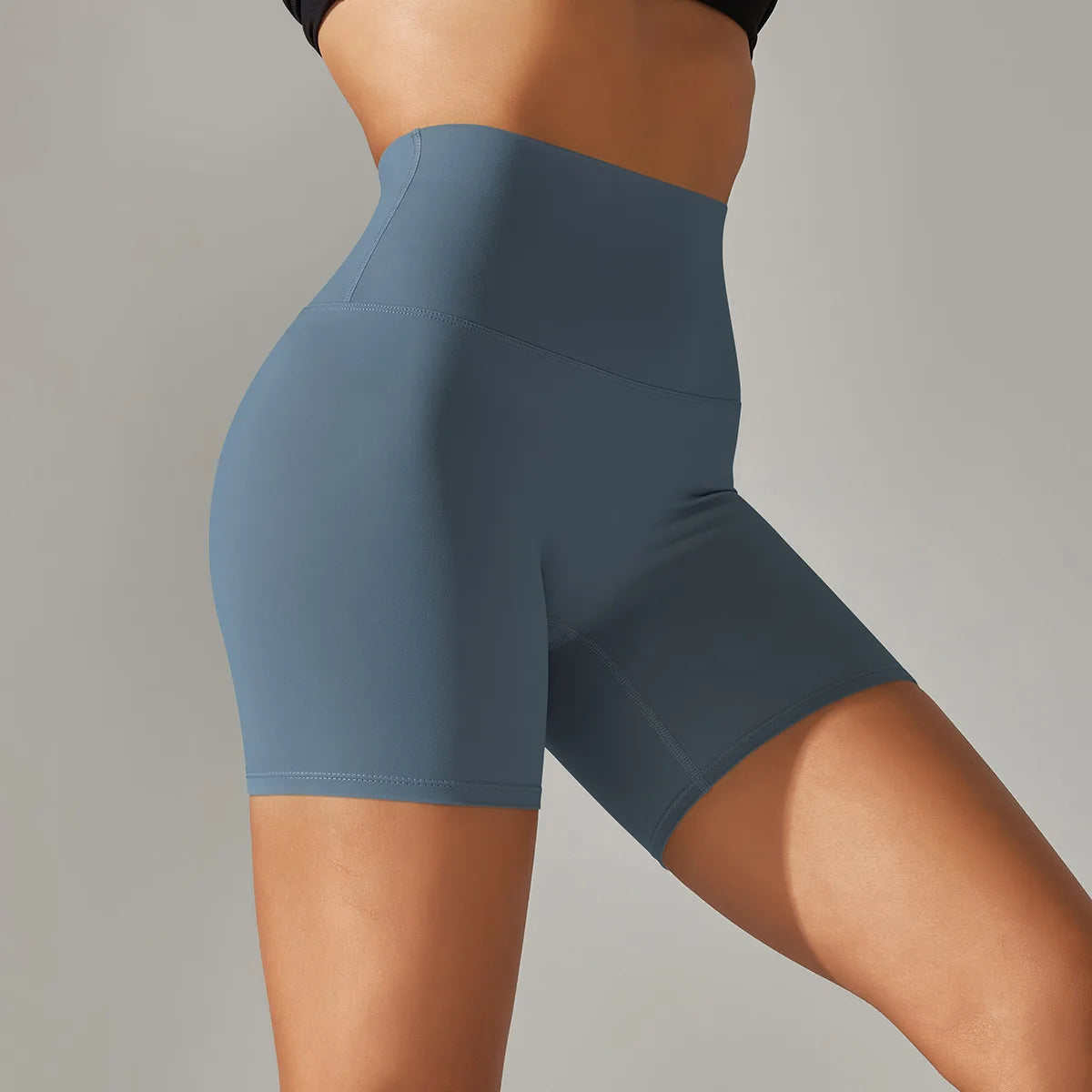 Seamless Yoga Shorts Women Fitness Shorts Running Cycling Shorts Breathable Sports Leggings High Waist Summer Workout Gym Shorts