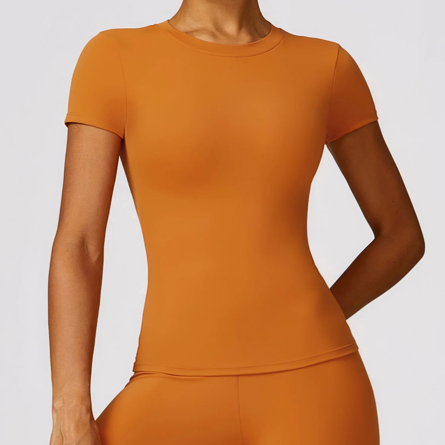 Yoga Shirts Women Top Quick Dry Running Tops Tights Push Up Workout Gym Clothes Female Short Sleeve Fitness Sports T-Shirts