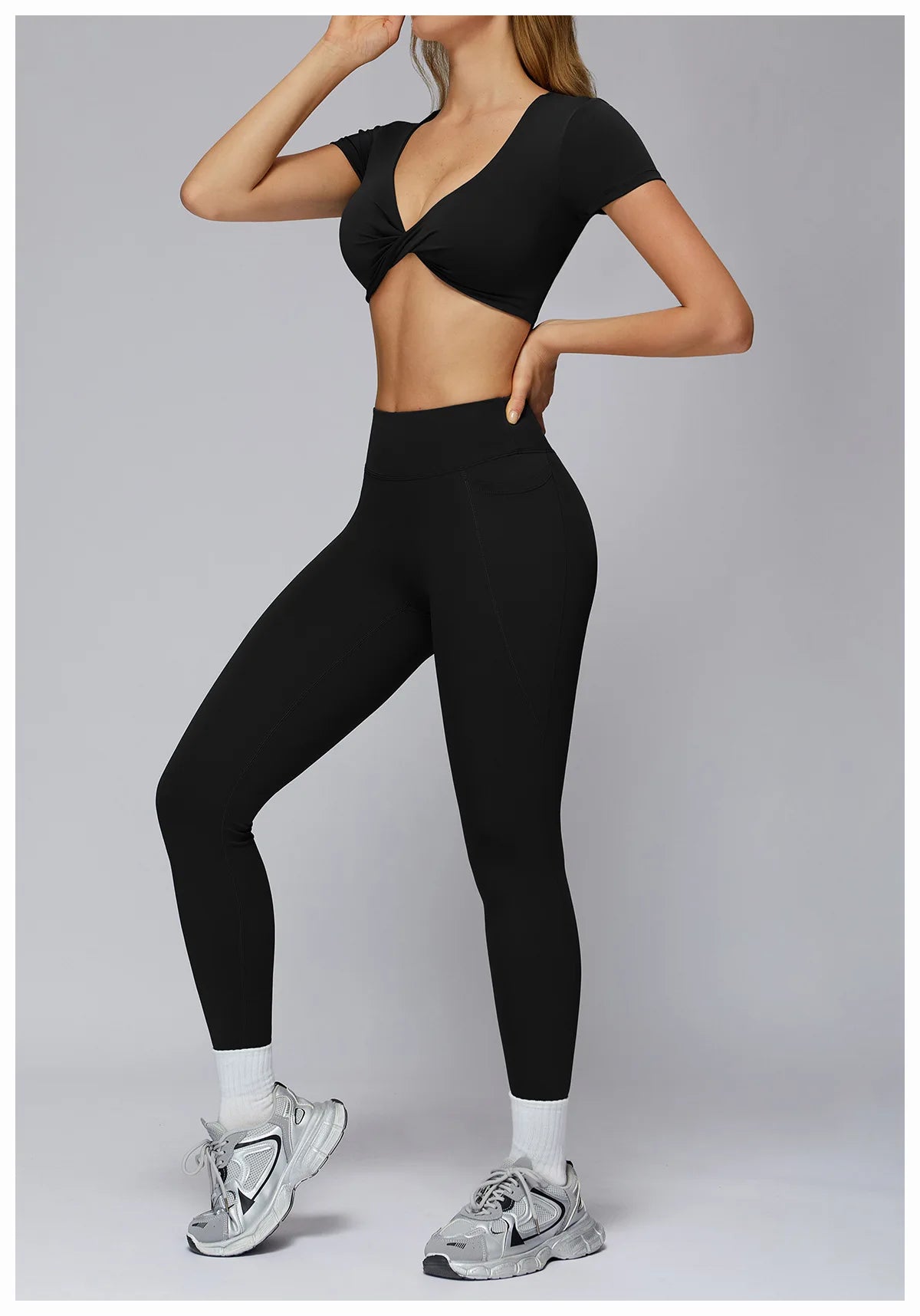 Sports Bra Women's Set 2PCS Professional Fitness Tank Top Bra Shockproof Running Leggings Yoga Suit Beautiful Back Bra Clothing