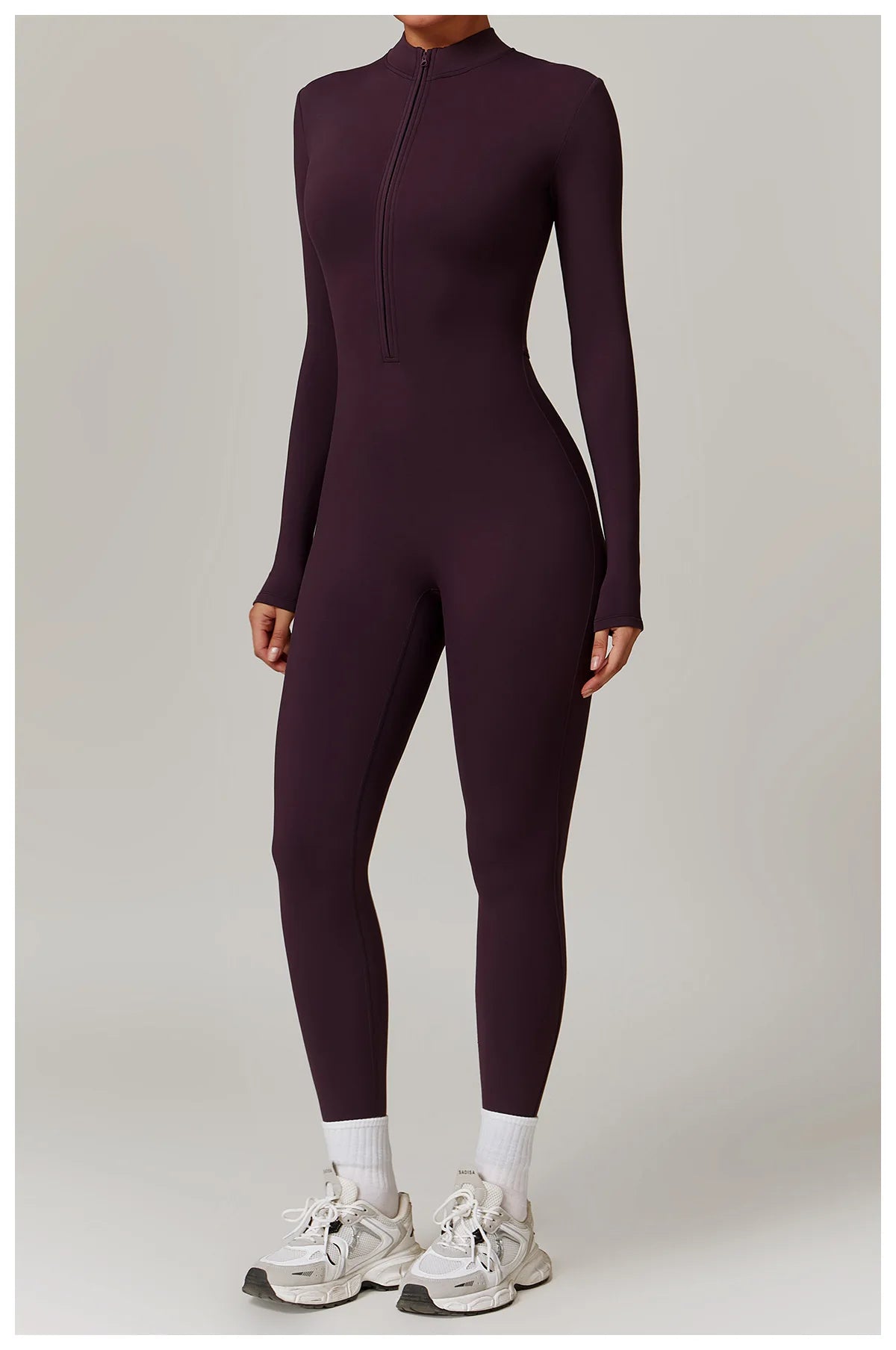 Winter Zipper Workout Jumpsuit Sports Overalls Women Gym Clothing Running Fitness Suit Gym Tracksuit Push Up Sportswear Yoga Set